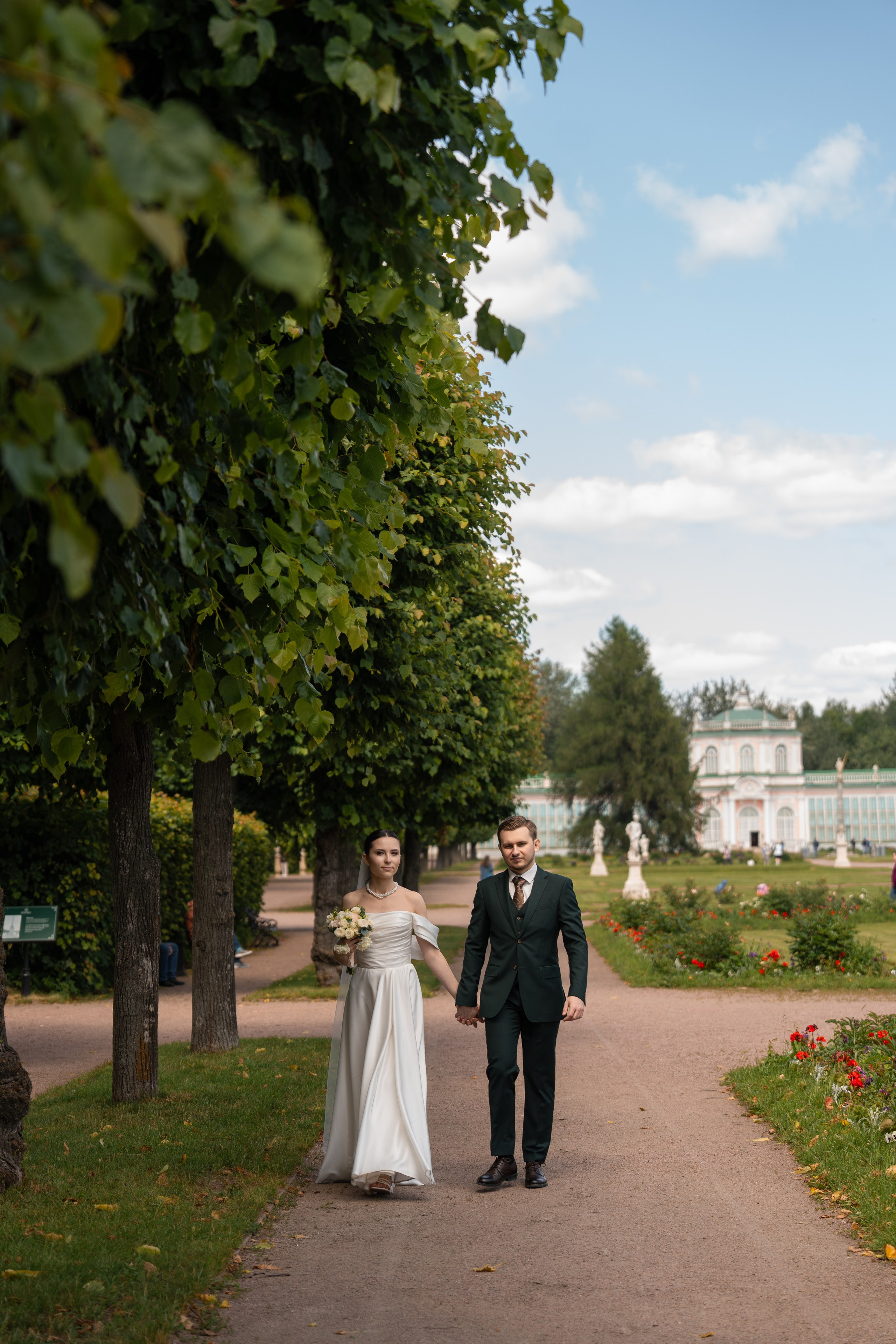 Влад и Илина в Кусково. Свадебный фотограф в Москве Анна Полушина