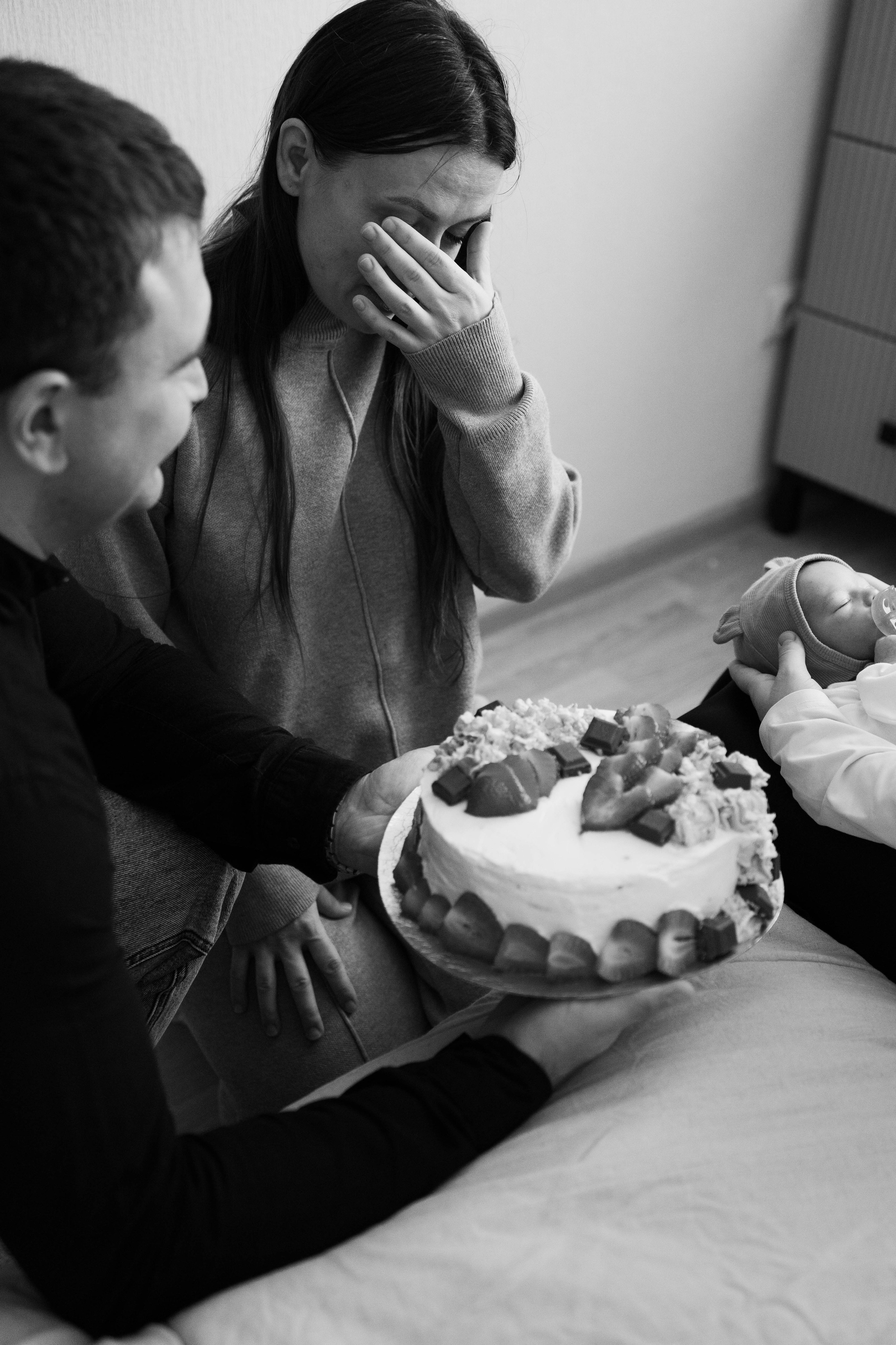 Выписка из роддома. Фотограф Дана Ахмедова