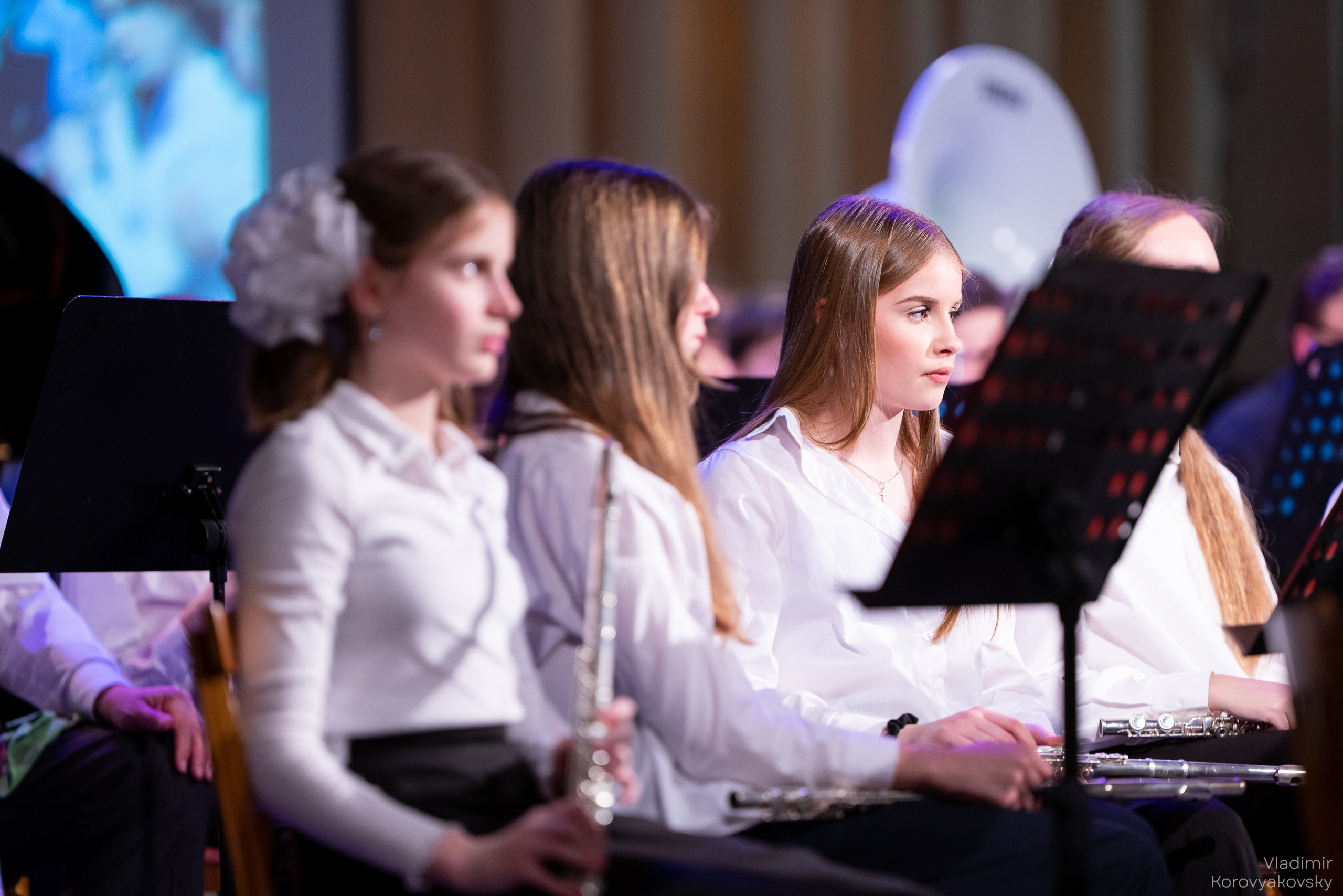 Новогодний концерт Духового оркестра ЦГИ. Фотограф Владимир Коровяковский