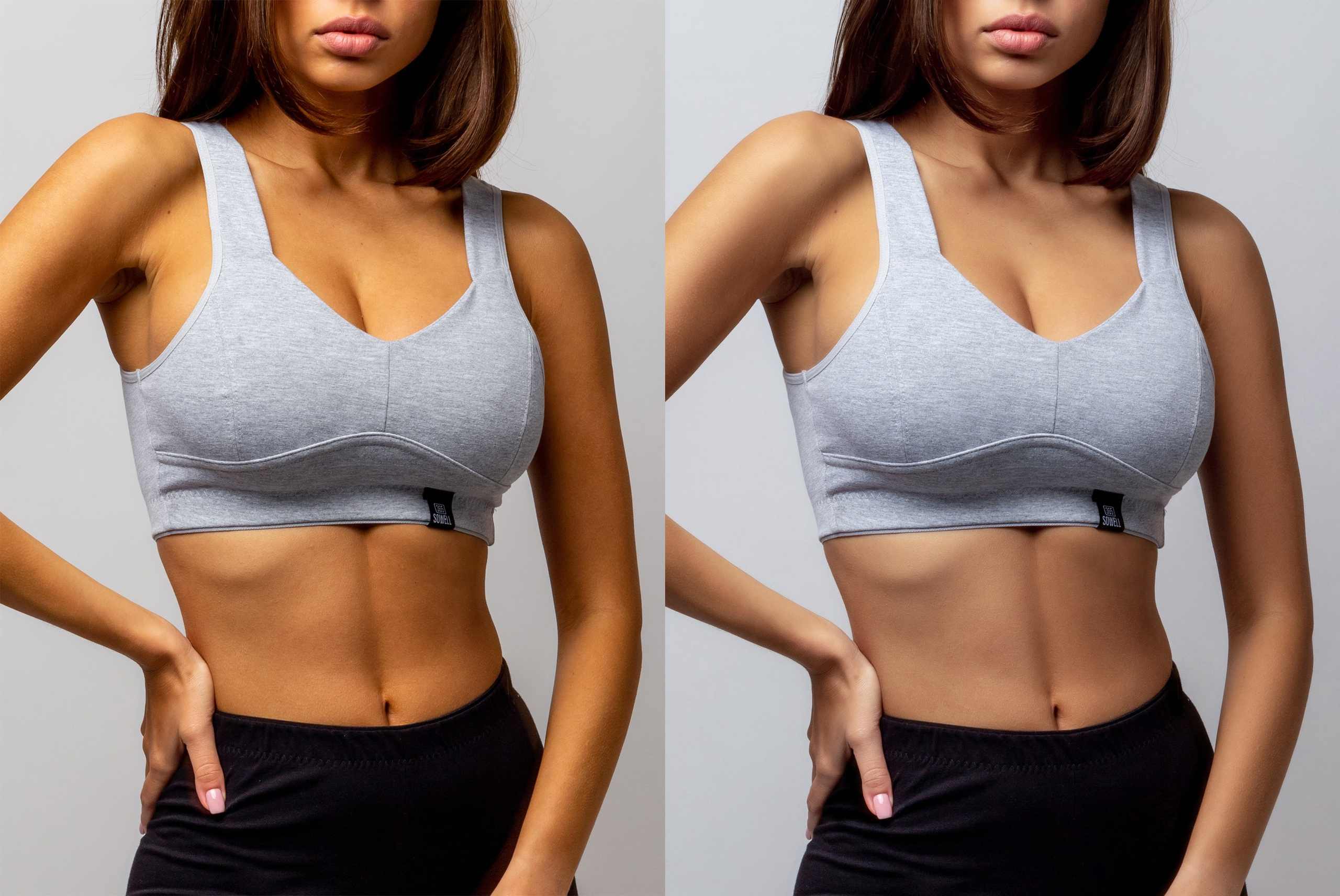 Деликатная обработка портретов для рекламы нижнего белья | Студия SVITHART