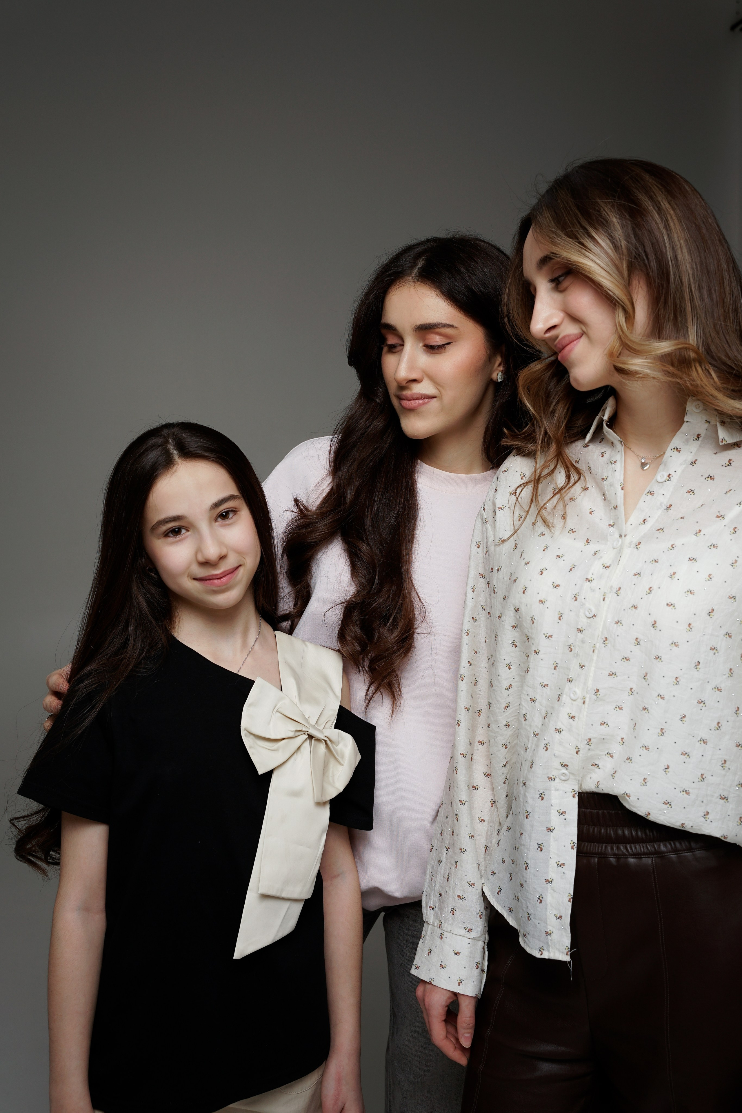 Семейная съемка с дочерьми