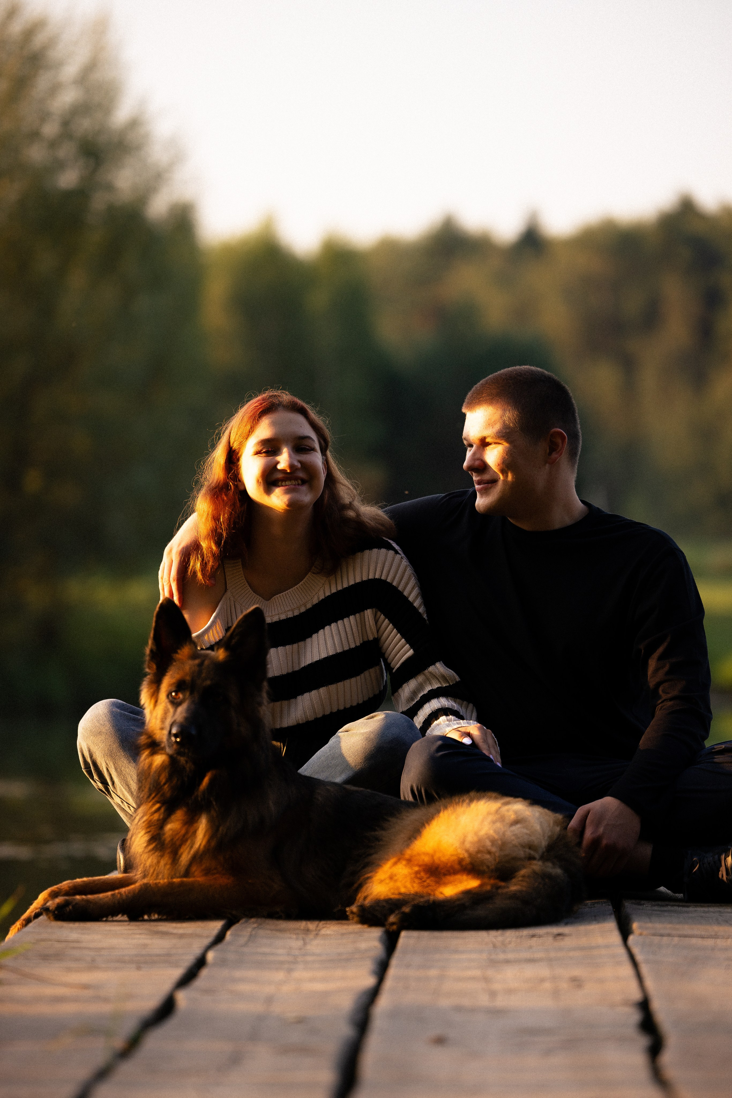 Алена, Матвей, Фанни и Фрея. Фотограф и видеограф анималист Аганина Дарья