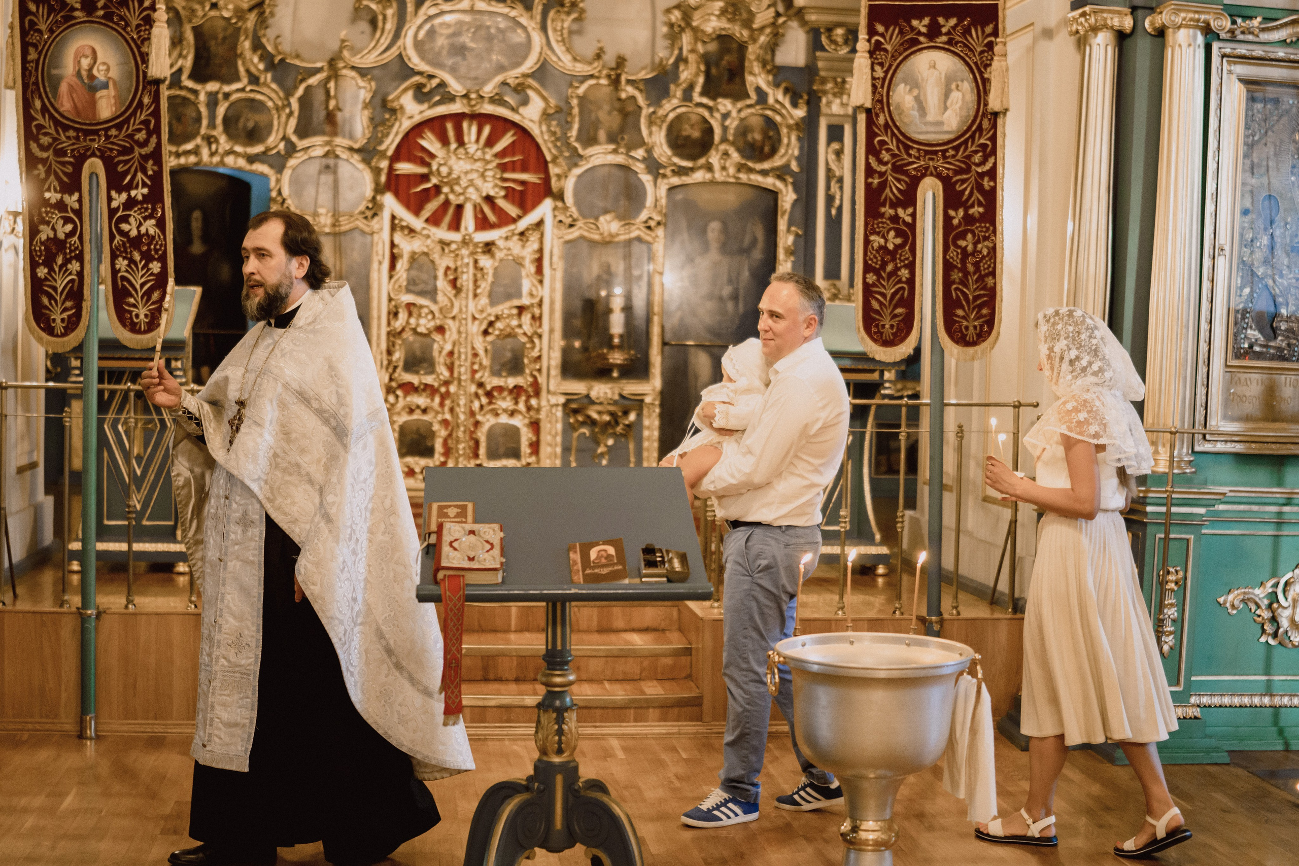 Крещение в Никольском соборе. Семейный фотограф и видеограф Алёна Ким