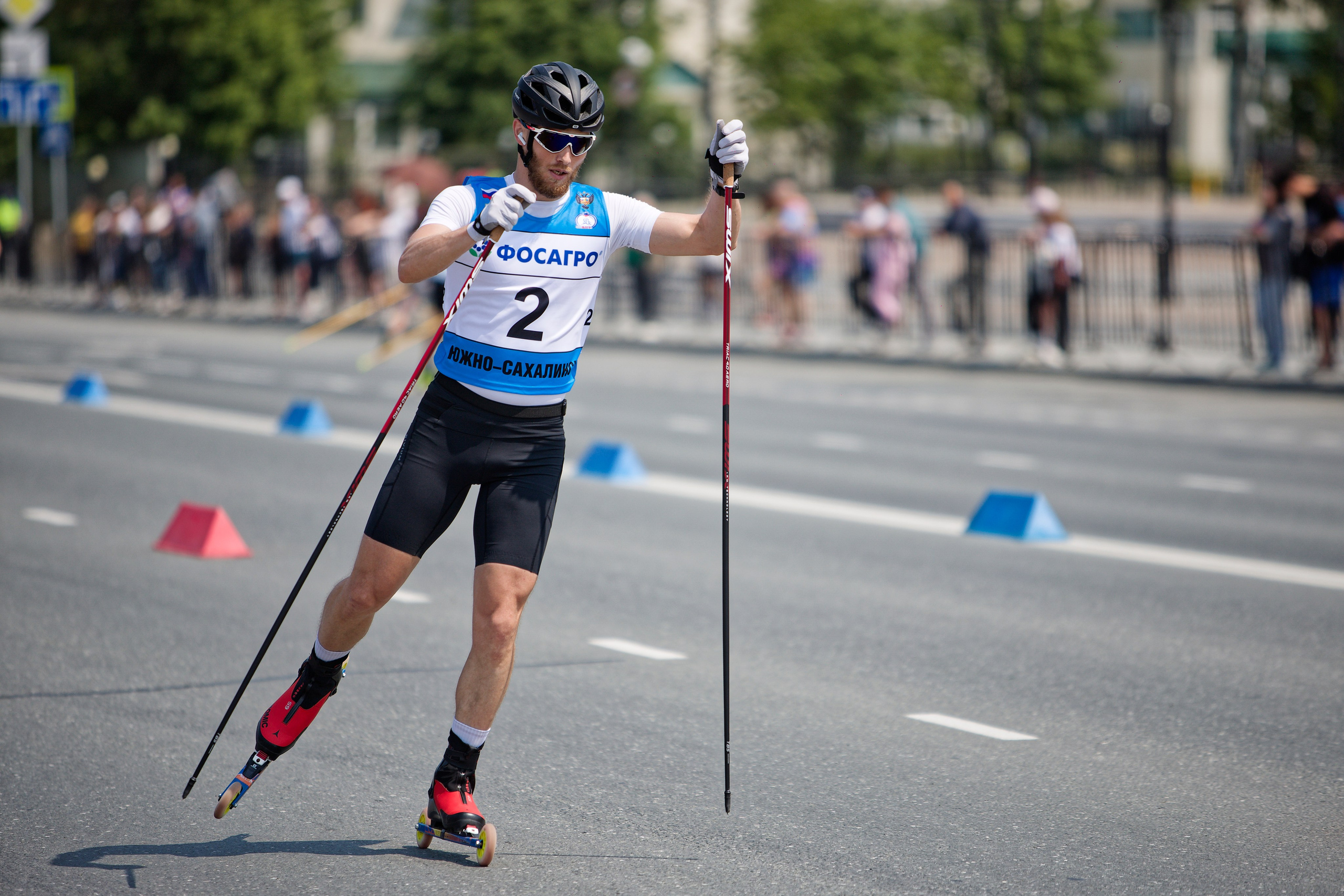 II этап Кубка России по лыжероллерам. Кутузов Евгений Фотограф в Южно-Сахалинске