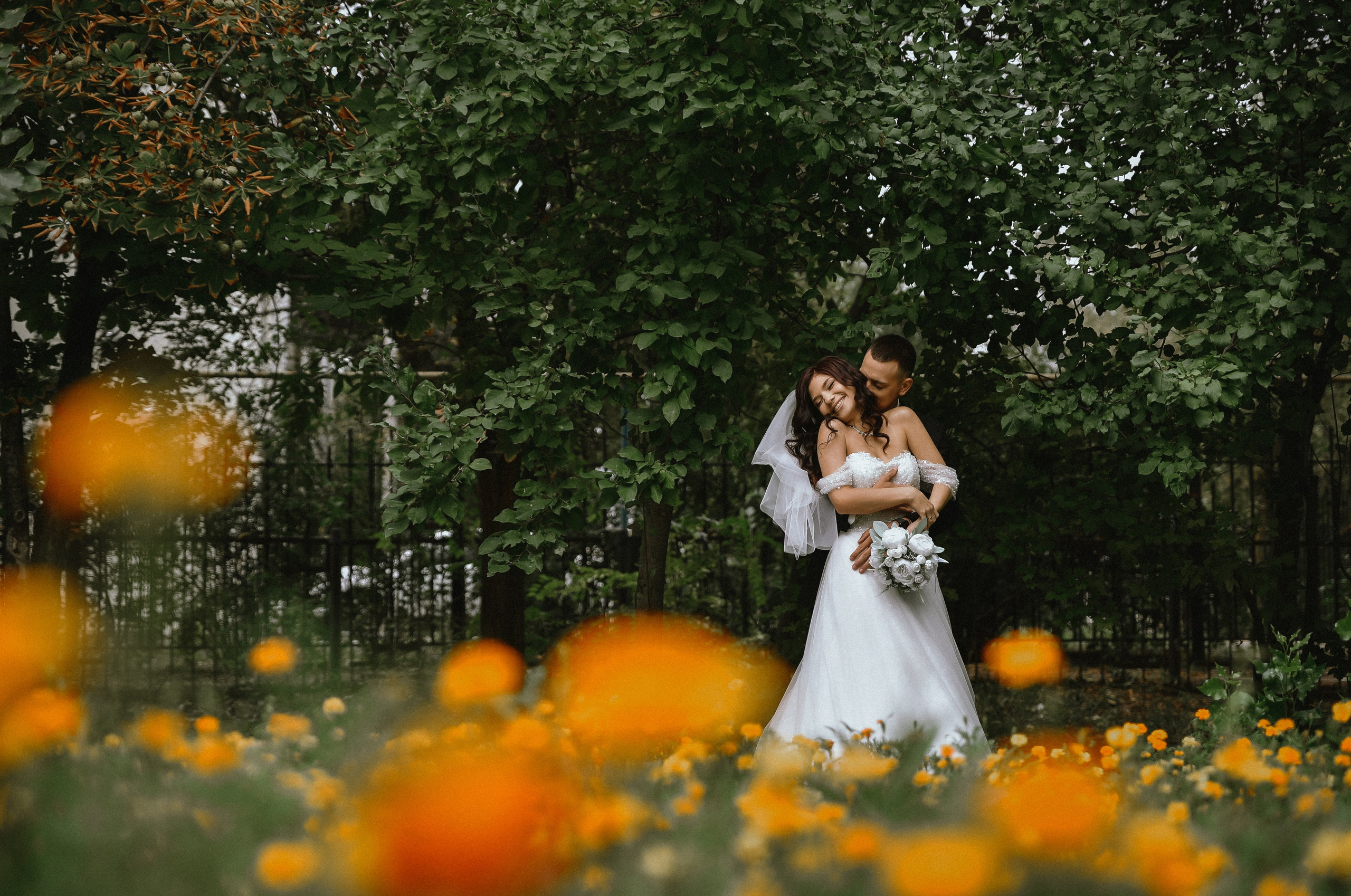 Её букет нежности. Стильный репортаж и кадры как в кино