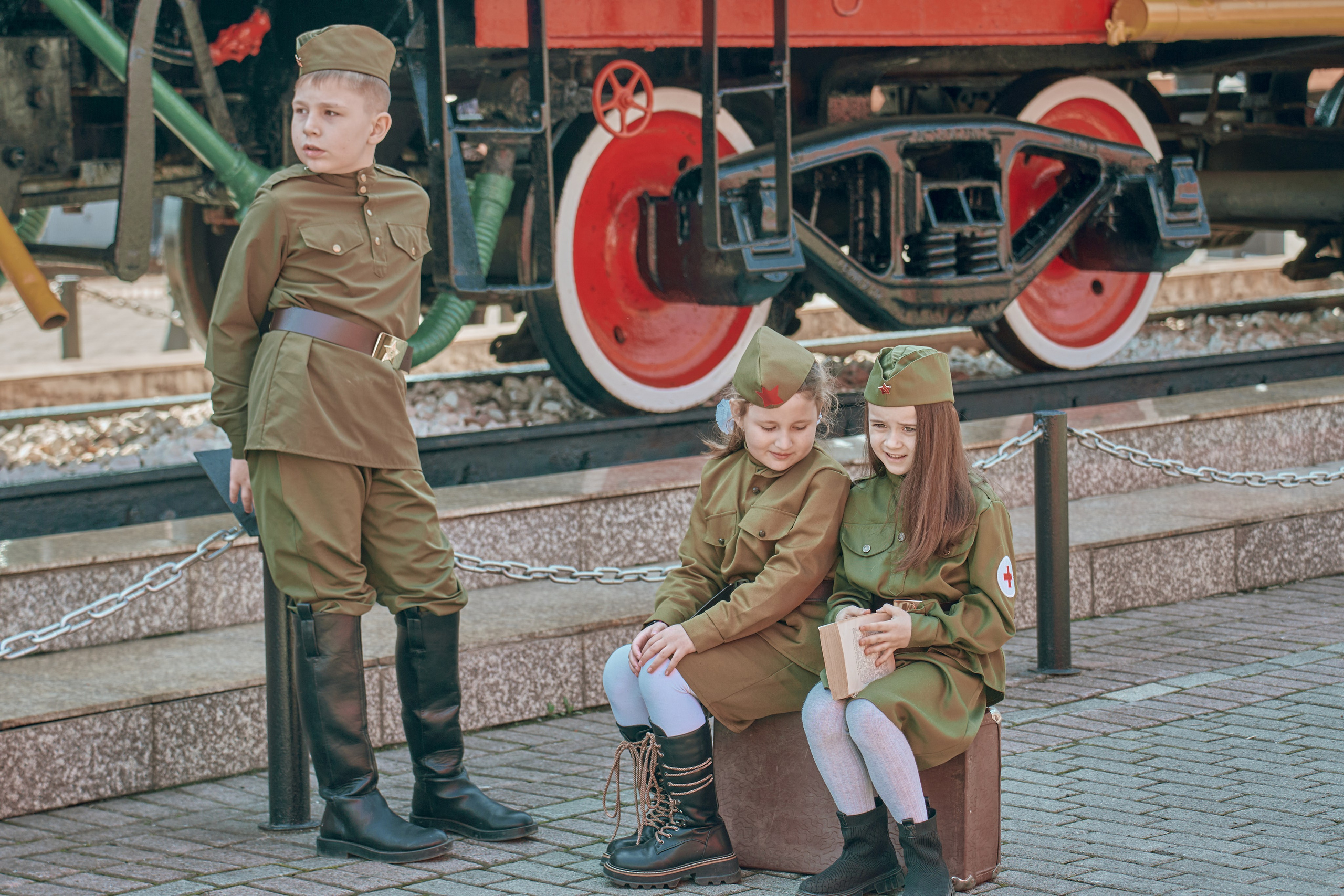 Поезд Победы!. Фотограф во Владивостоке