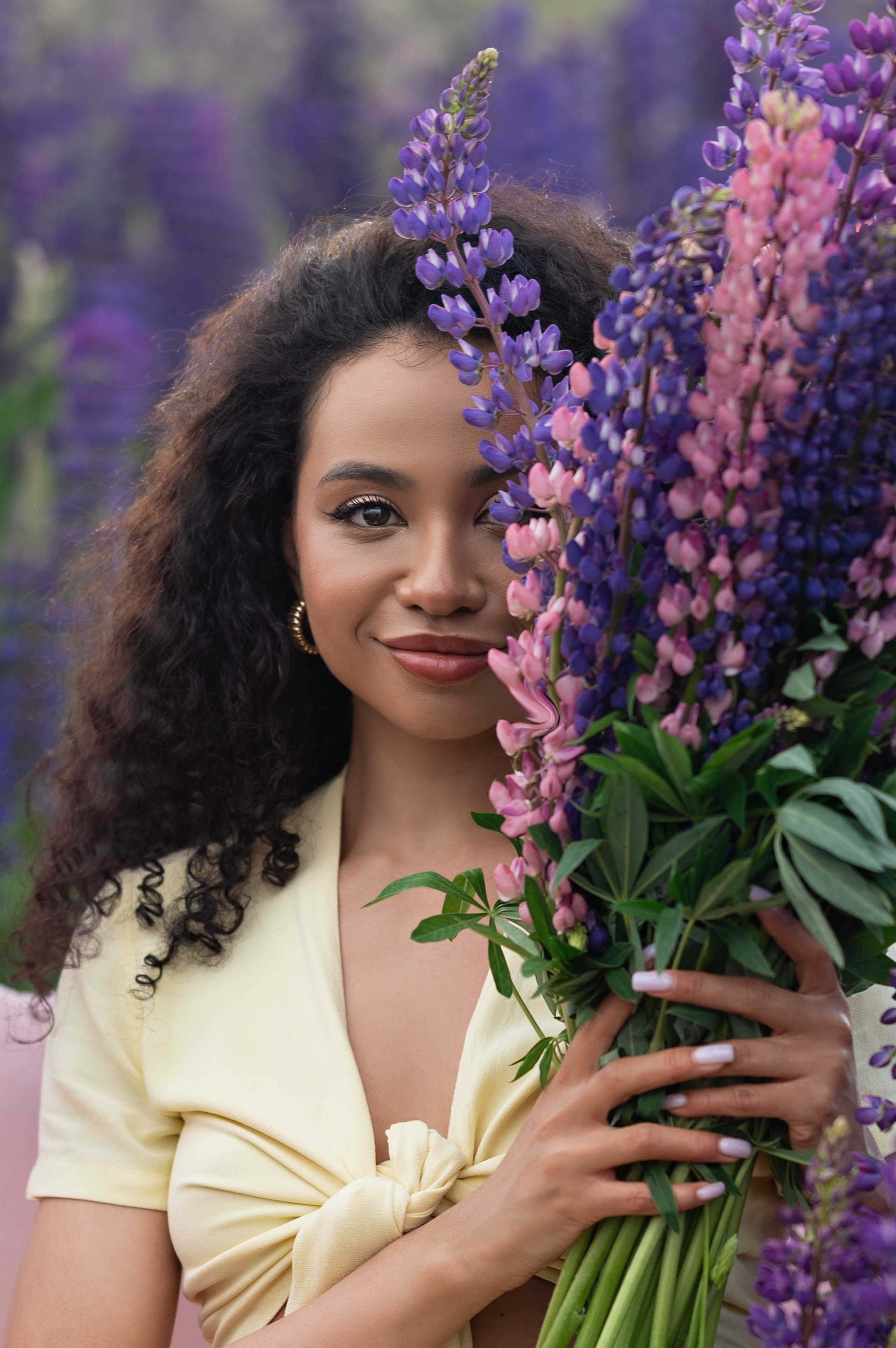 Люпиновое поле. Детский и семейный фотограф г. Москва Оксана Катаджи