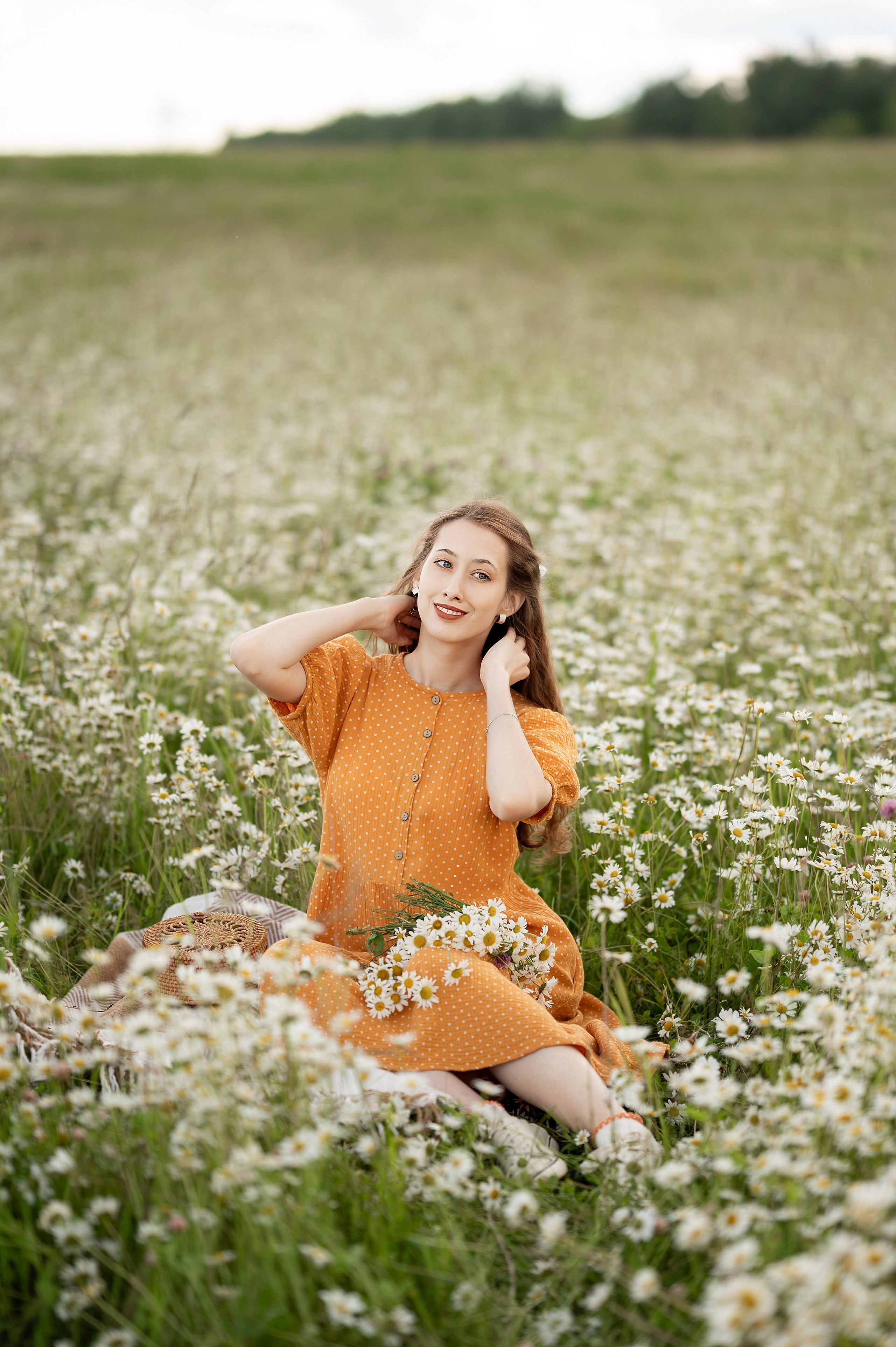 Ромашковое поле. Детский и семейный фотограф г. Москва Оксана Катаджи