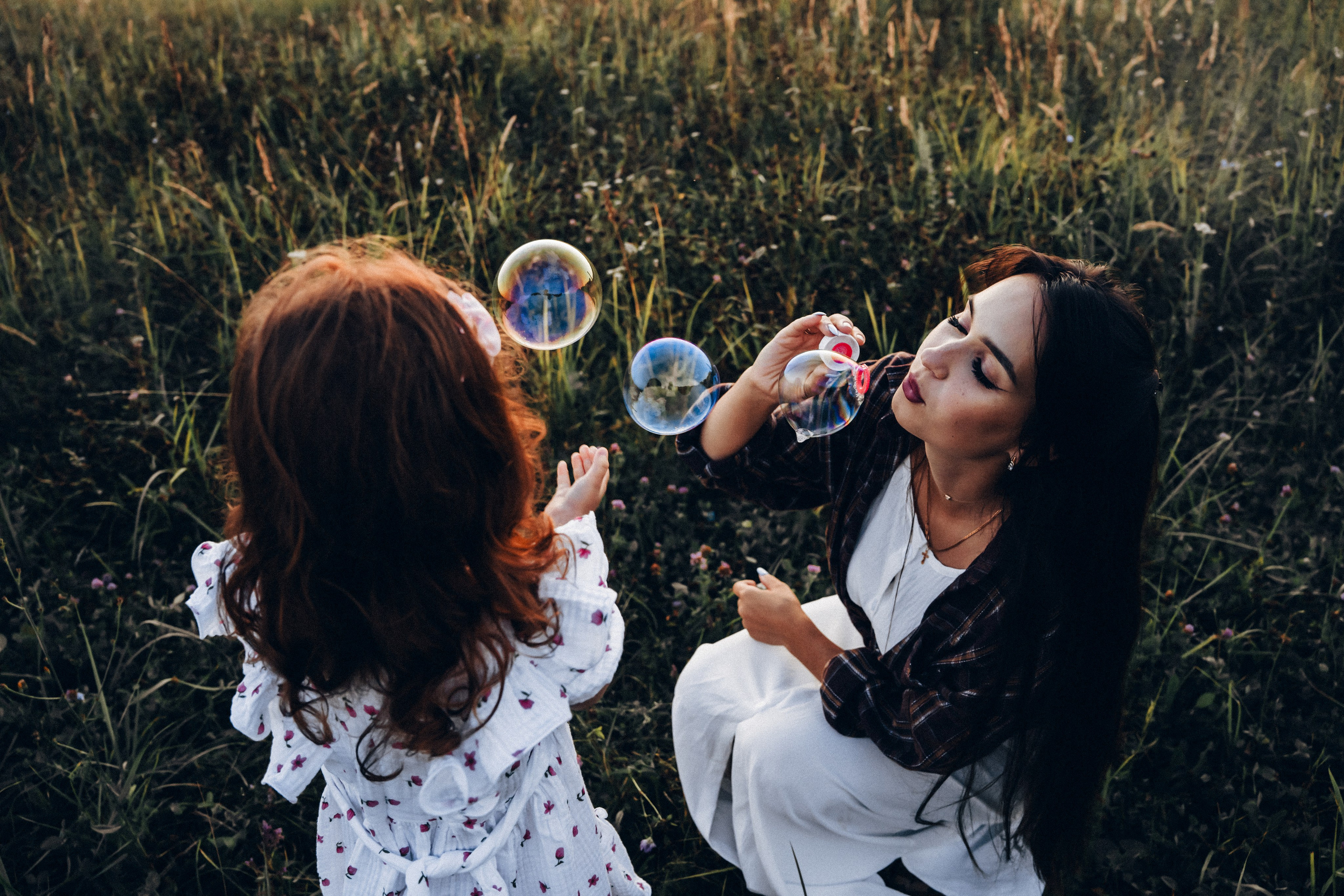 Семейная съемка на закате