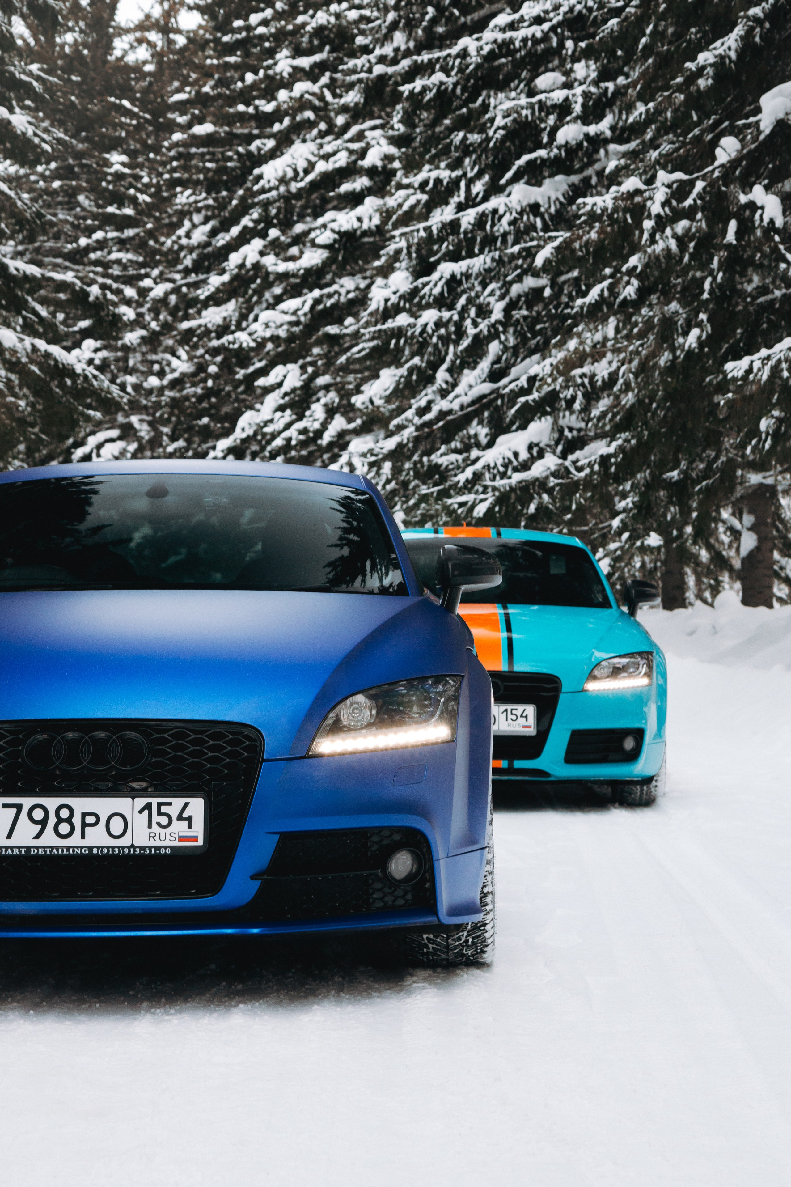 Audi TT shades of blue. Автомобильный фотограф и видеограф в Новосибирске|Александра Косухина