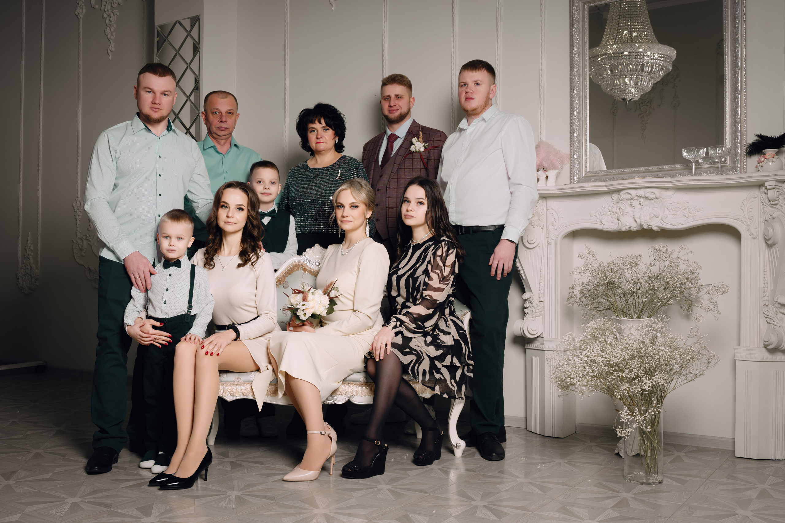 Свадебная фотосессия в студии. Фотограф Ким Наталья в Красноярске