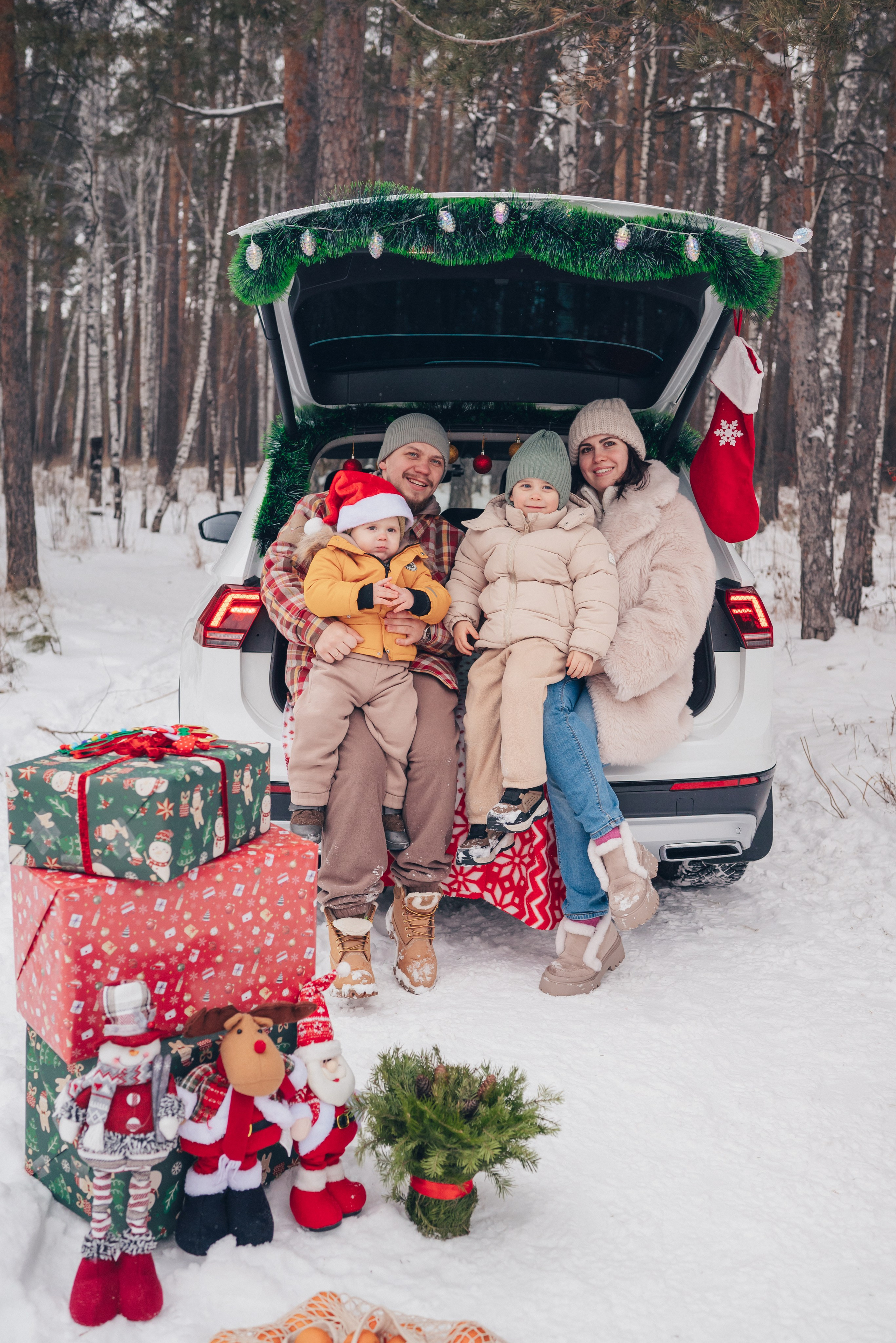 Кирилл & Алина с детьми. Семейный и детский фотограф в Екатеринбурге Валерия Нагибина