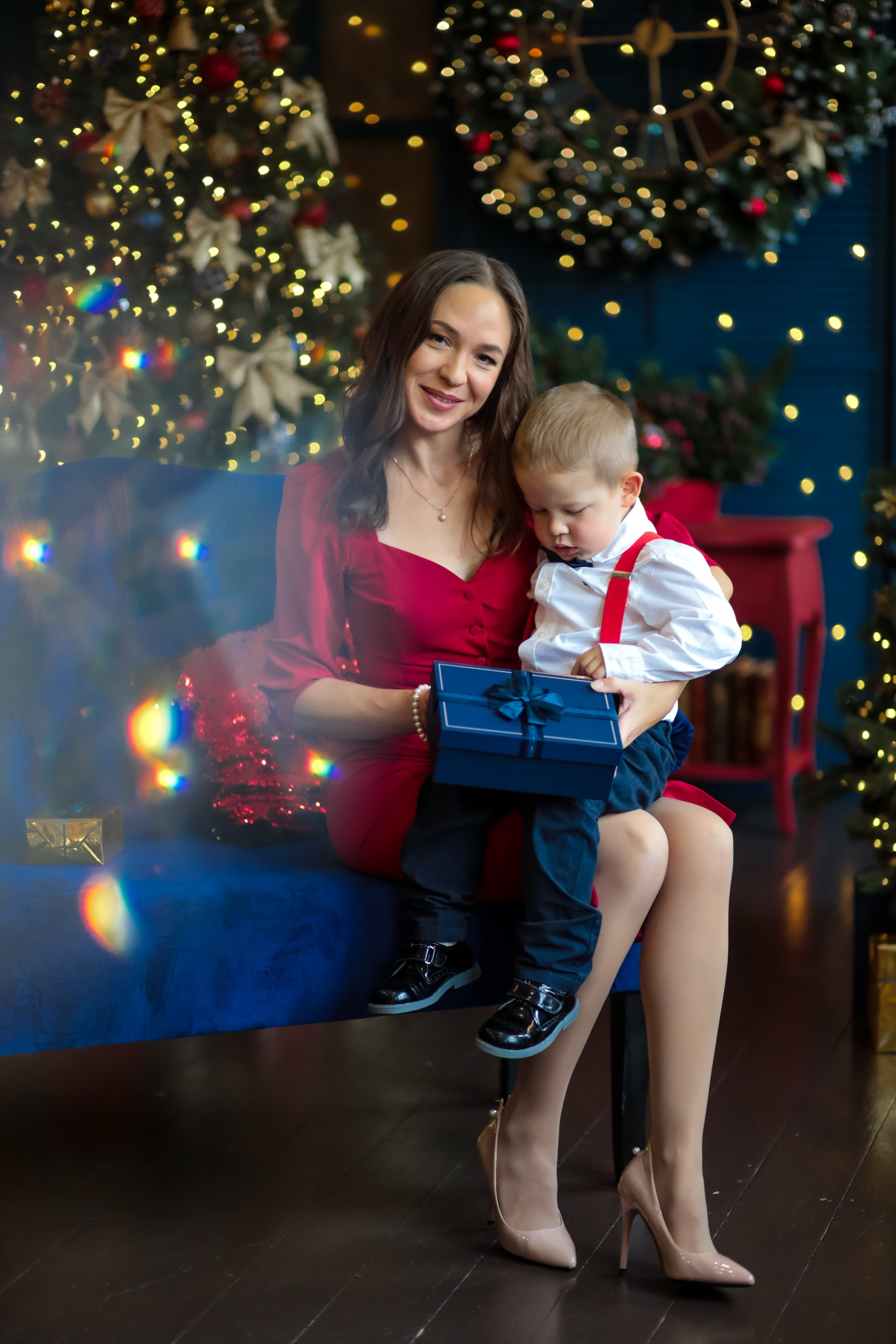 Новогодняя фотосессия в студии Леонардо. Kharchenkotatianaweddingphoto