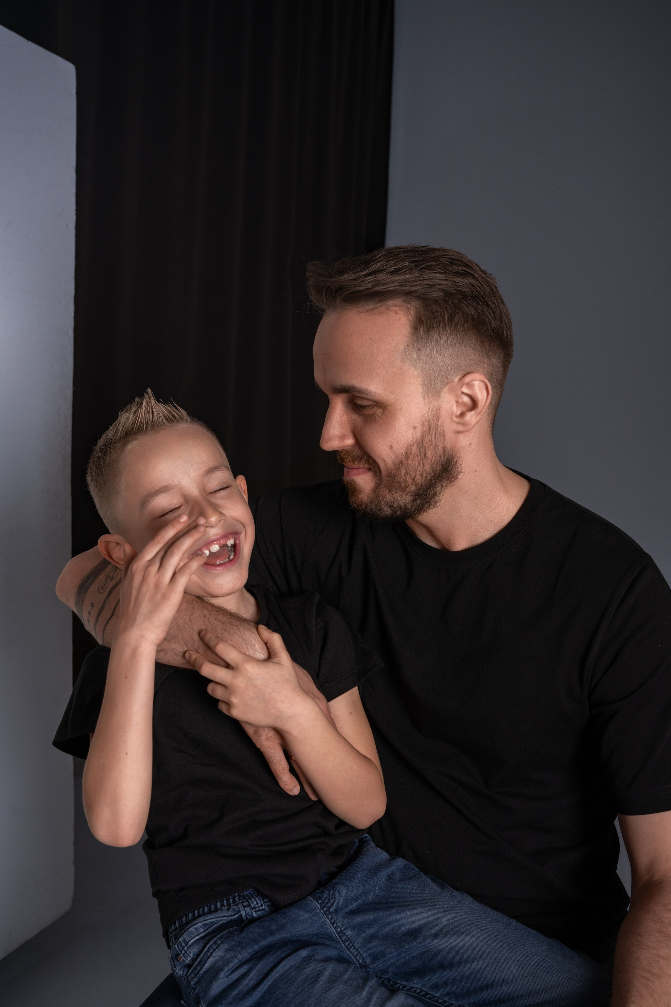 Папа и сын. Семейный и портретный фотограф в Санкт-Петербурге Татьяна Гримоть