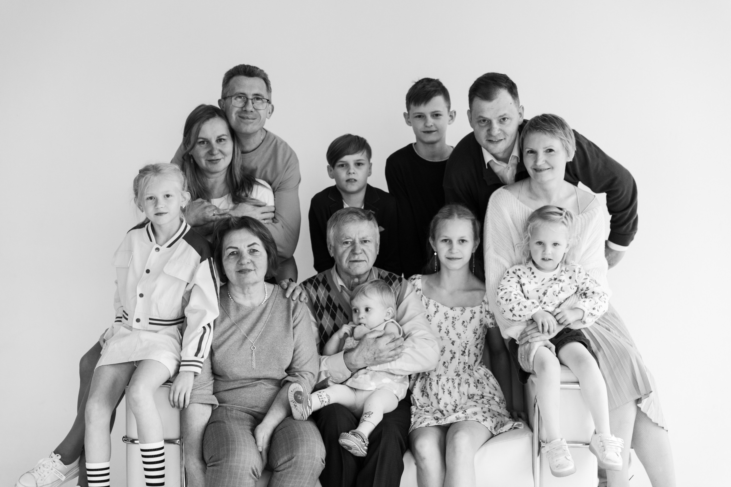 Дружная семья. Фотограф Москва и МО Анастасия Пясковская