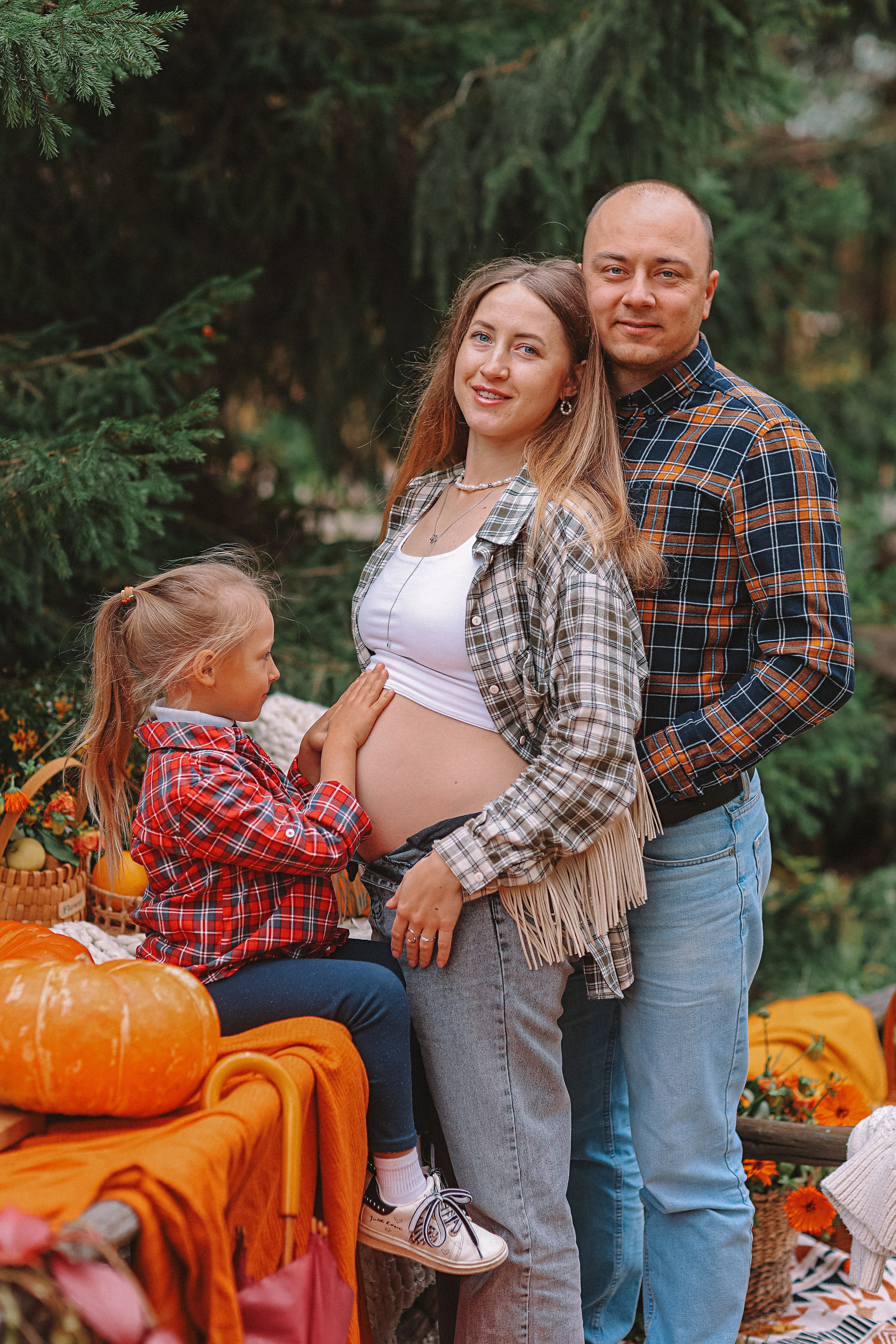 Тыквы. Семейный фотограф Тюмень, фотограф на роды Салмина Мария