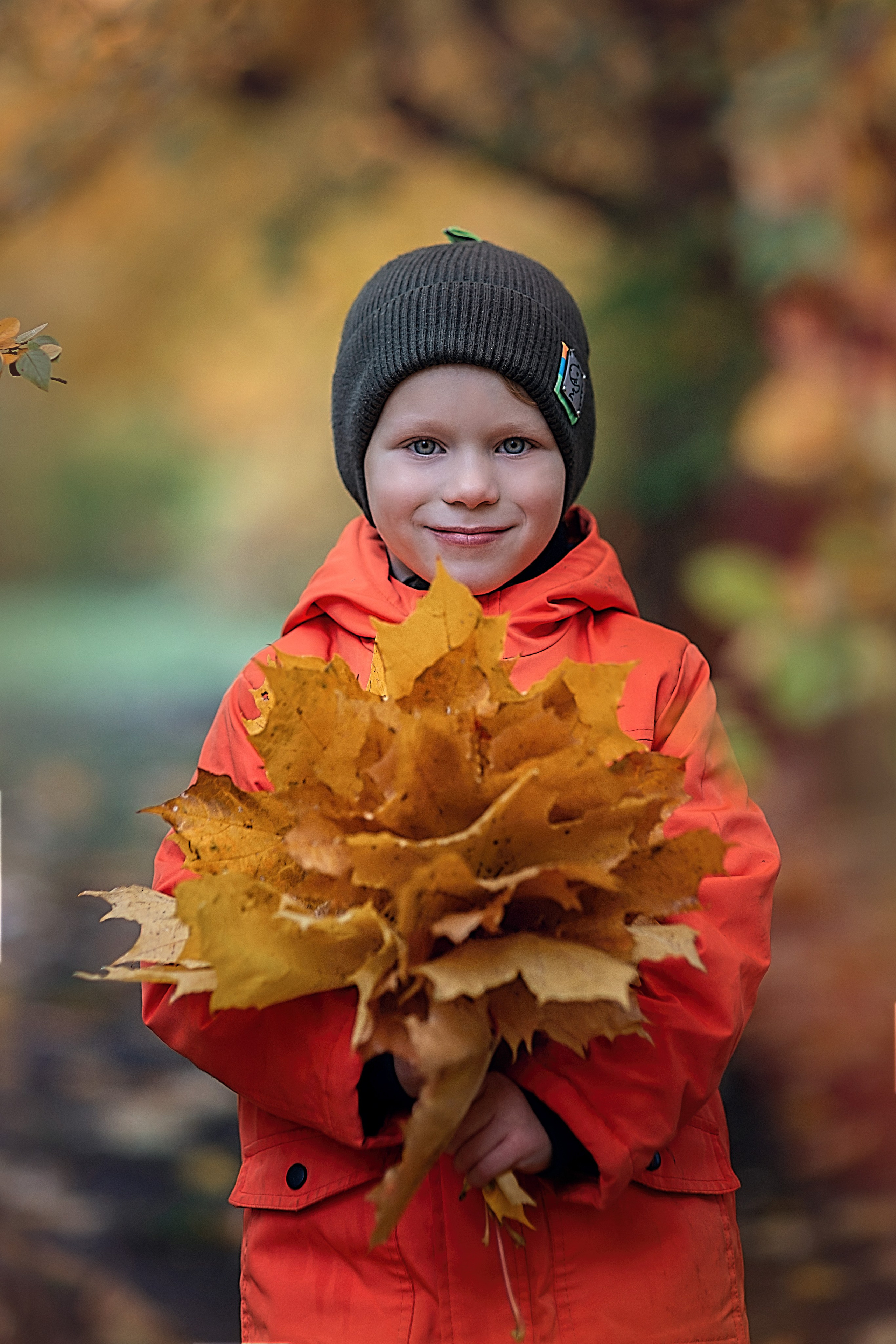 Осень в саду_Старшая группа_2023 год. Семейный фотограф в Санкт-Петербурге
