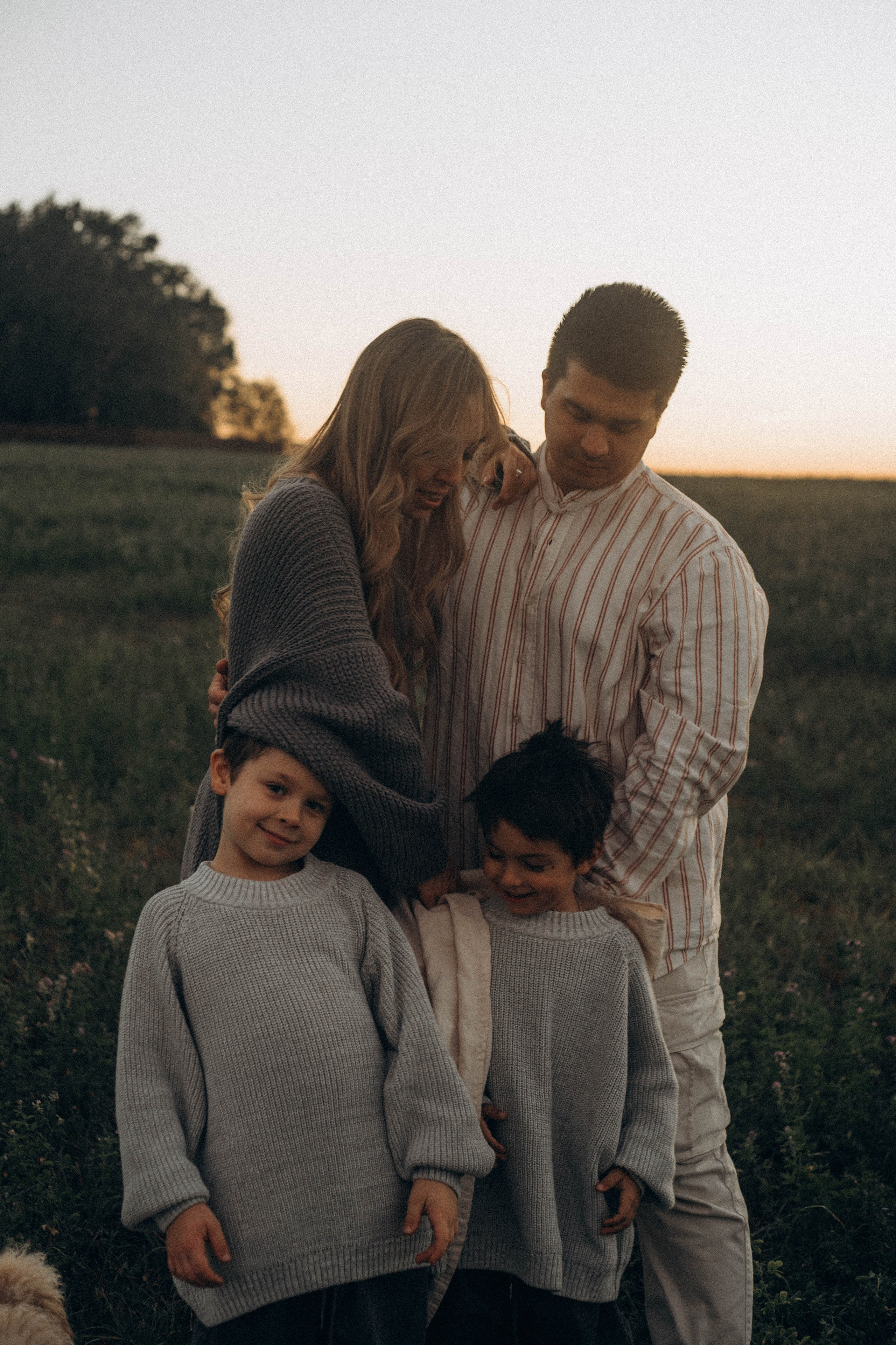 Оля, Саша, Демид, Елисей. Семейный фотограф Юлия Котова