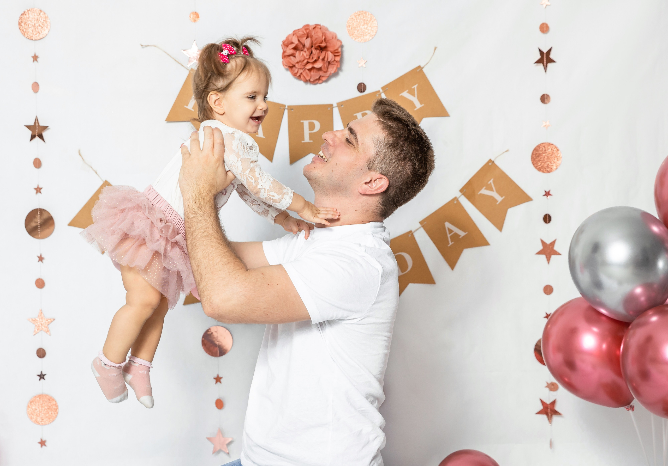 День рождения в розовом цвете. Детский семейный фотограф в г. Находка Ольга Коваленко, фотостудия Memories