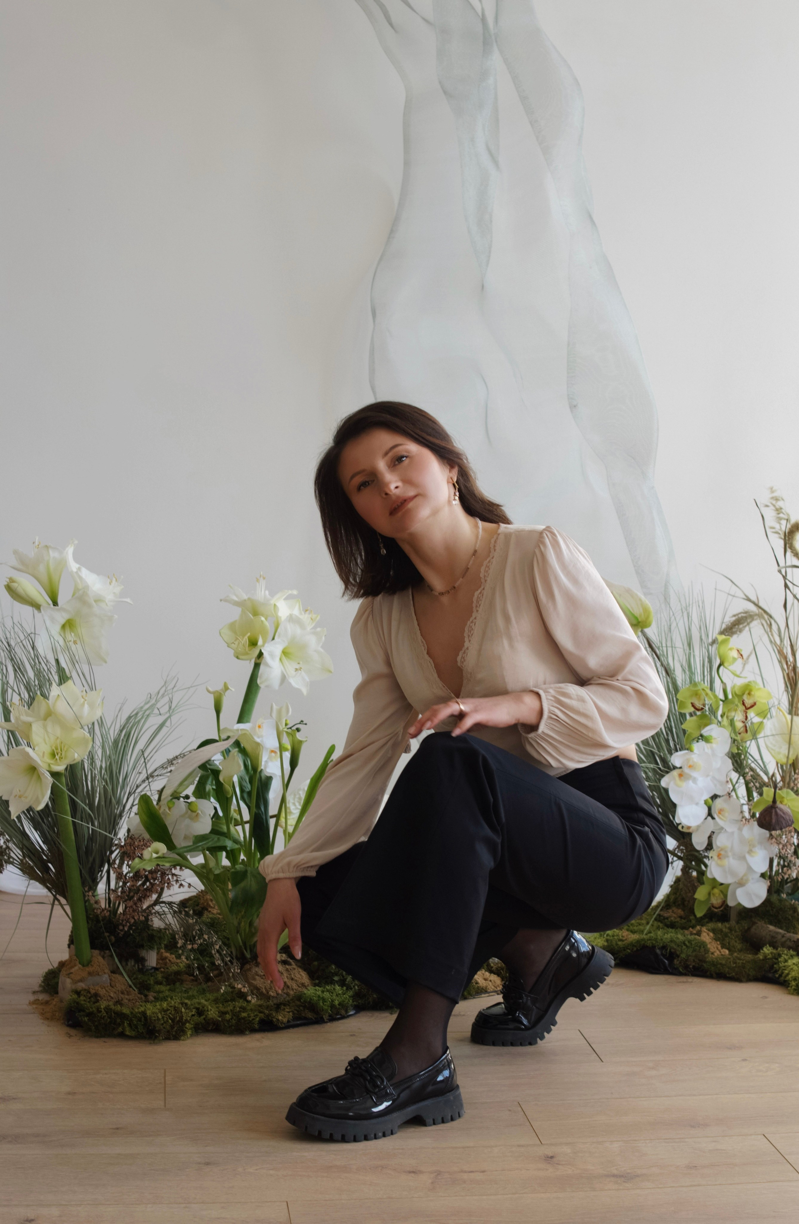 Катя, фотосессия с цветами. Фотограф в Минске Света Григорьева