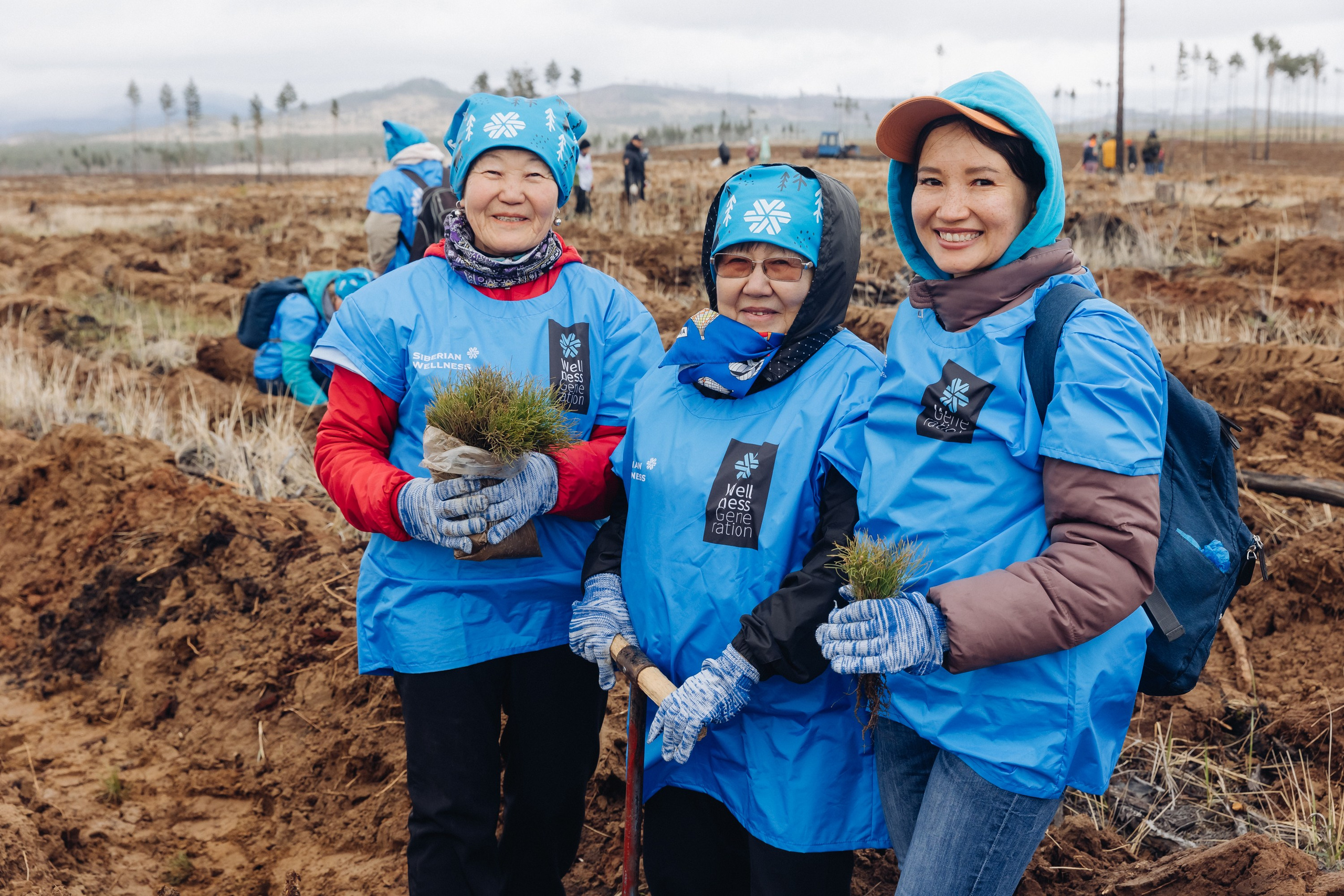 Siberian wellness. Ежегодная акция по посадке деревьев. Свадебный и семейный фотограф в Улан-Удэ
