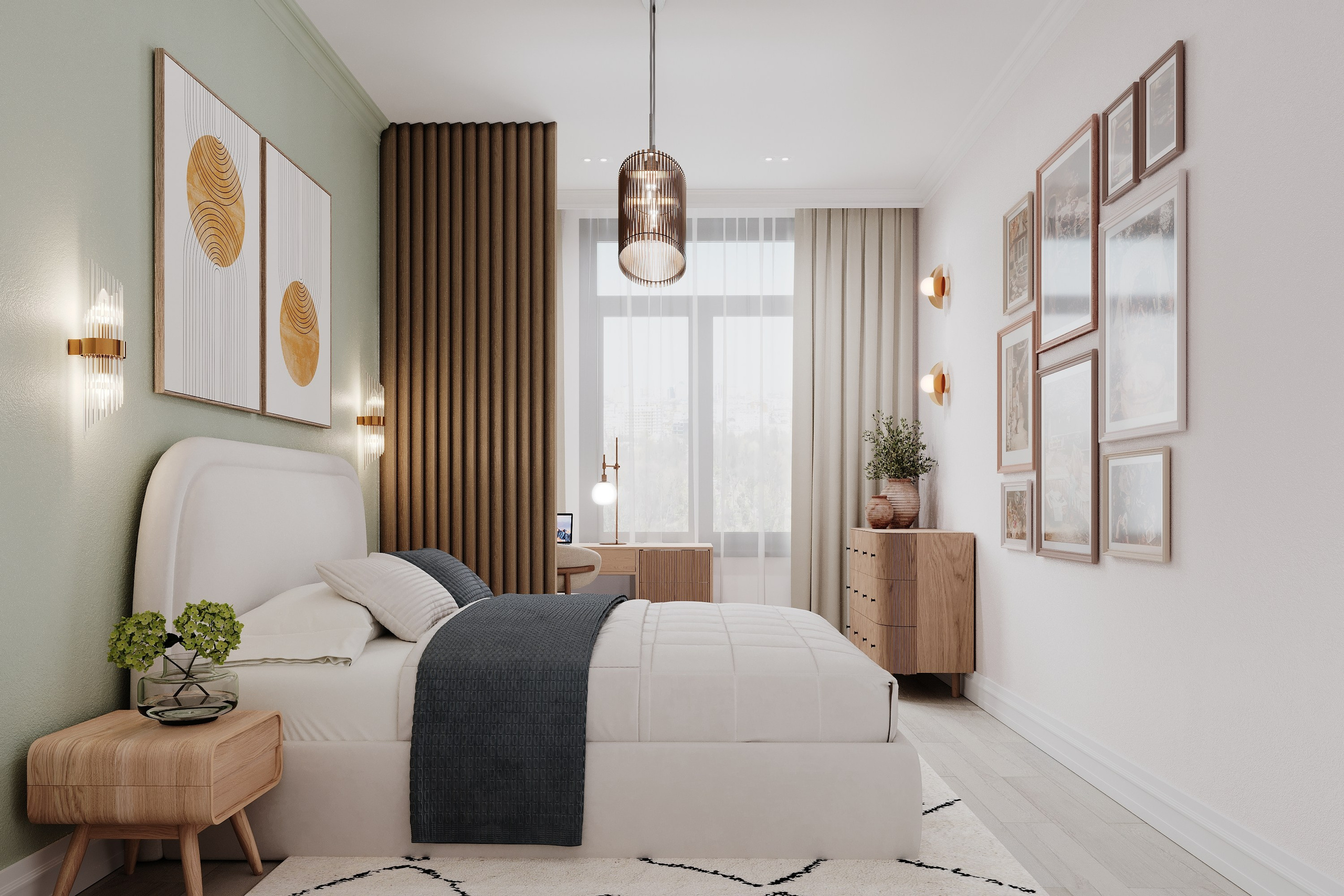 Москва, ЖК Nagatino i-Land. Modern Muf студия дизайна интерьера