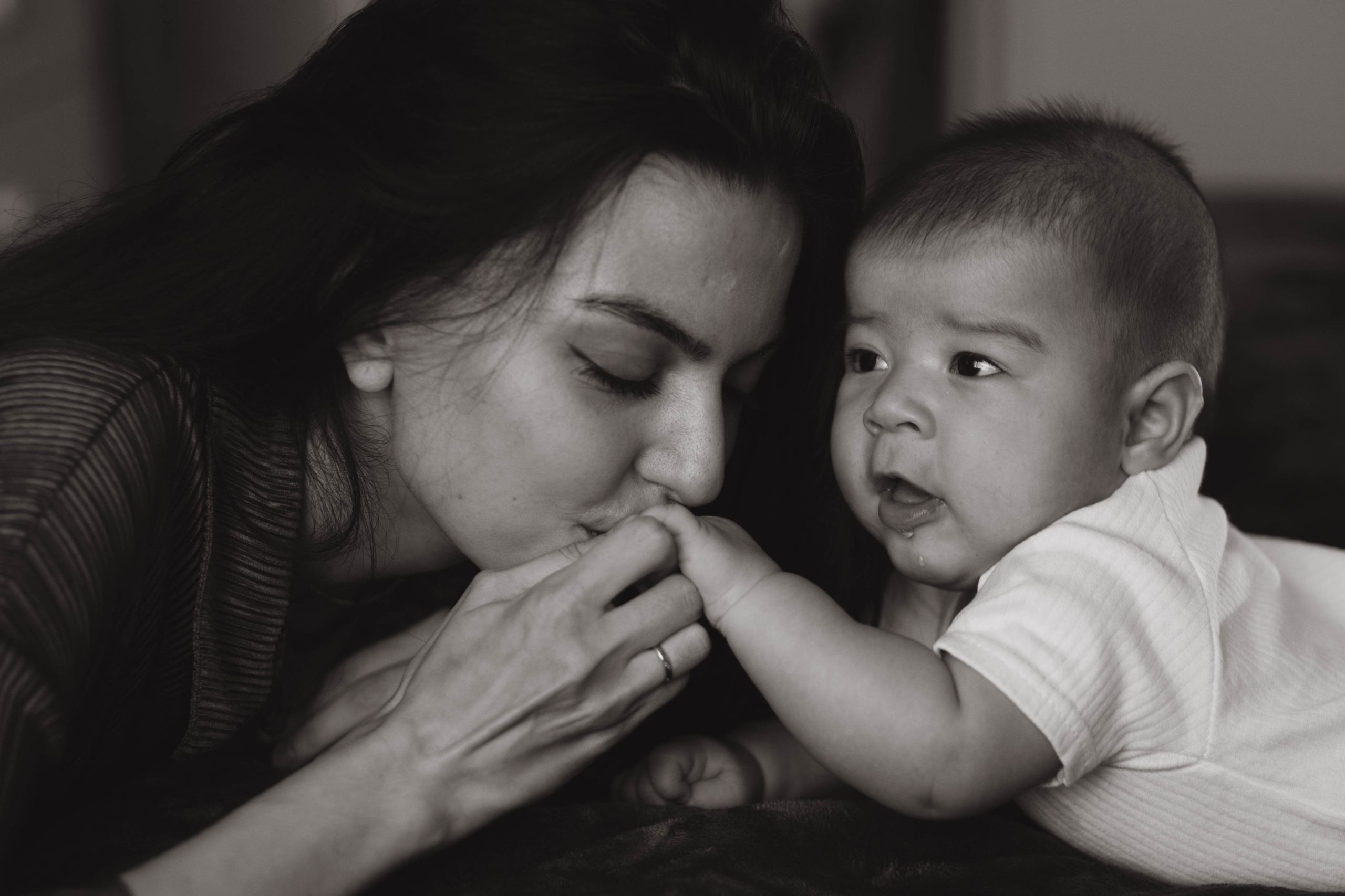 Малышка Эми с мамой и папой. Фотограф Евгения Войко Тюмень