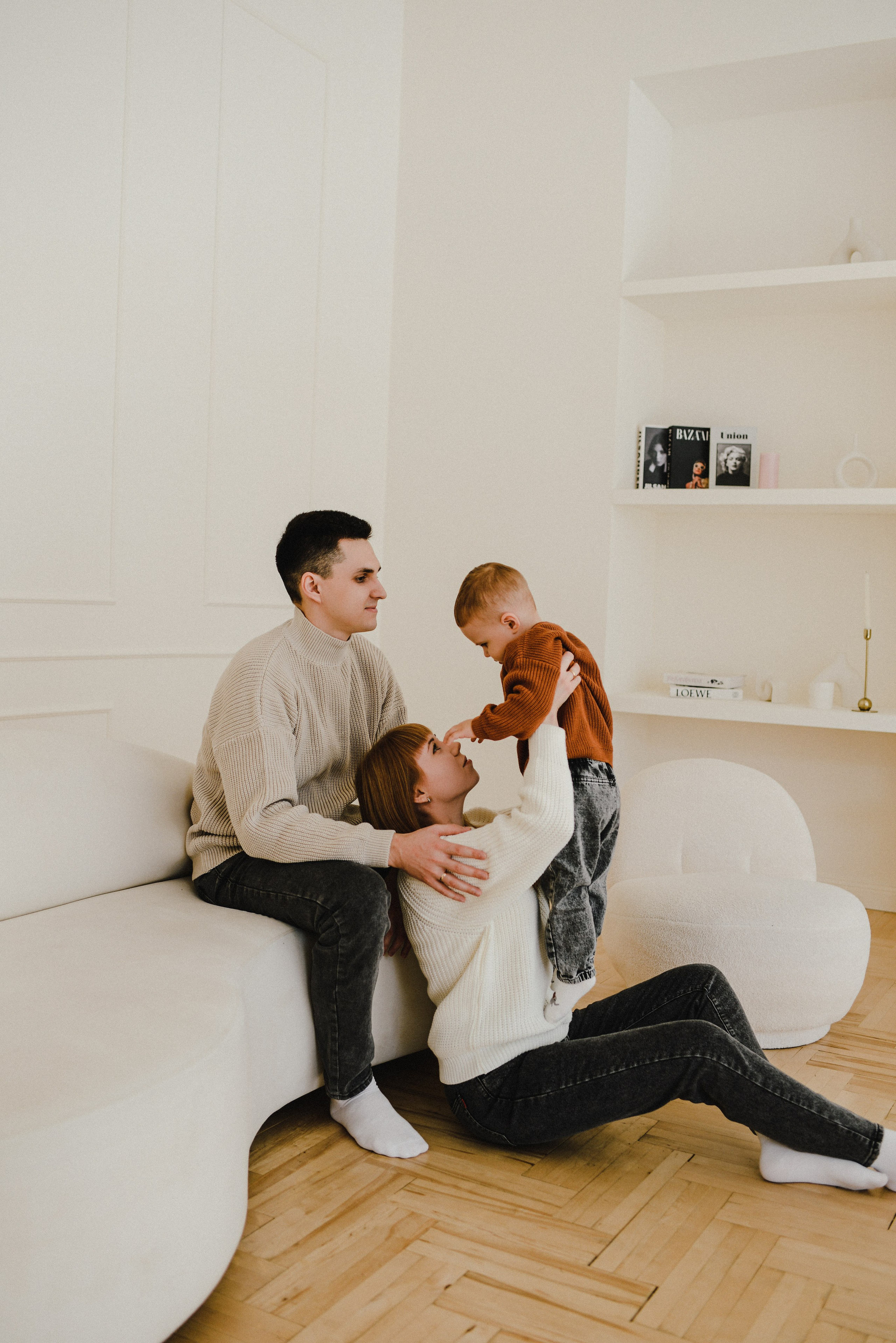 Антон, Вика и маленький Лёва. Фотограф Ярута Оксана / Ростов-на-Дону