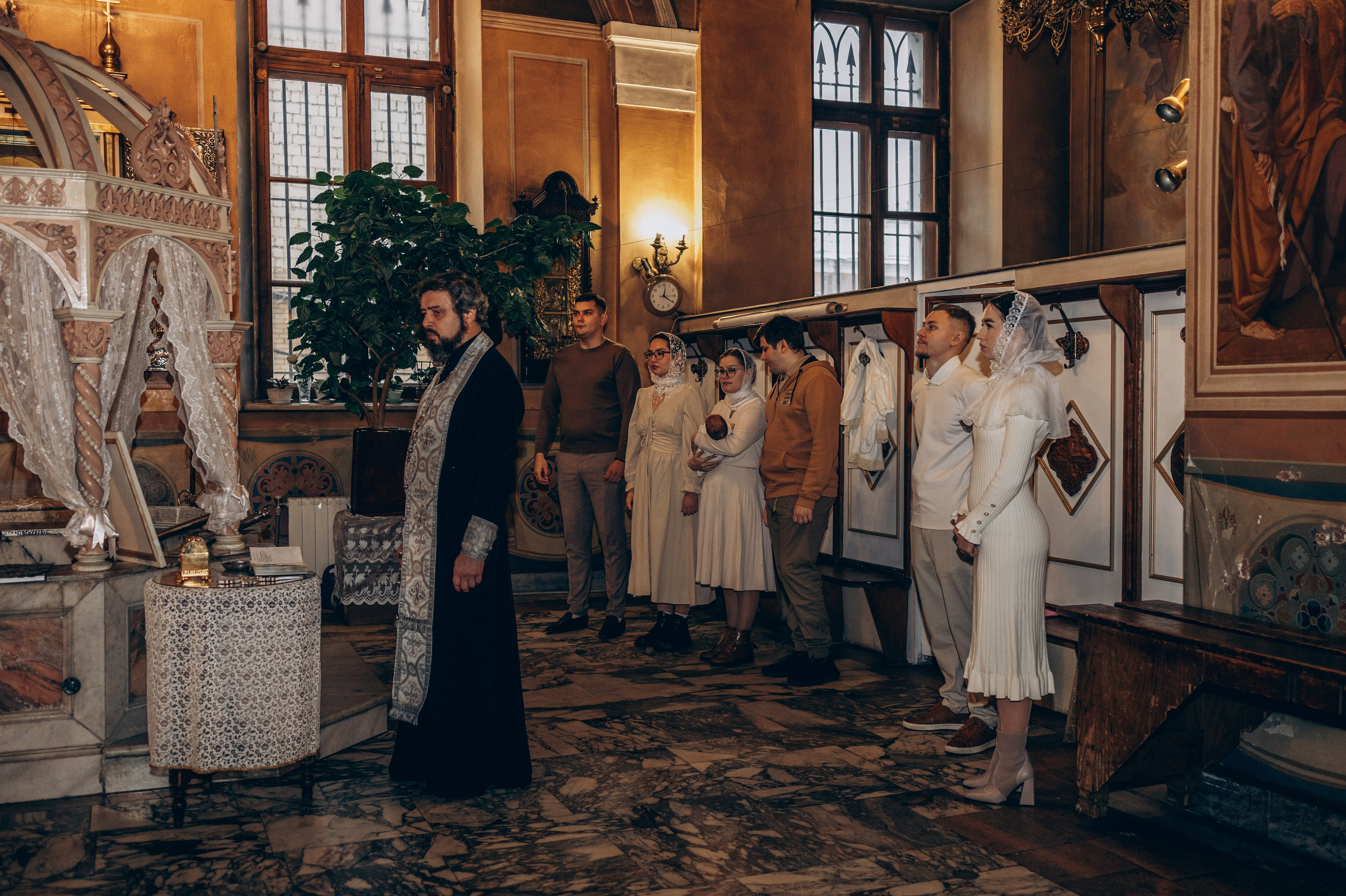 Крещение в Храме Воскресения Словущего в Даниловской Слободе. Главная