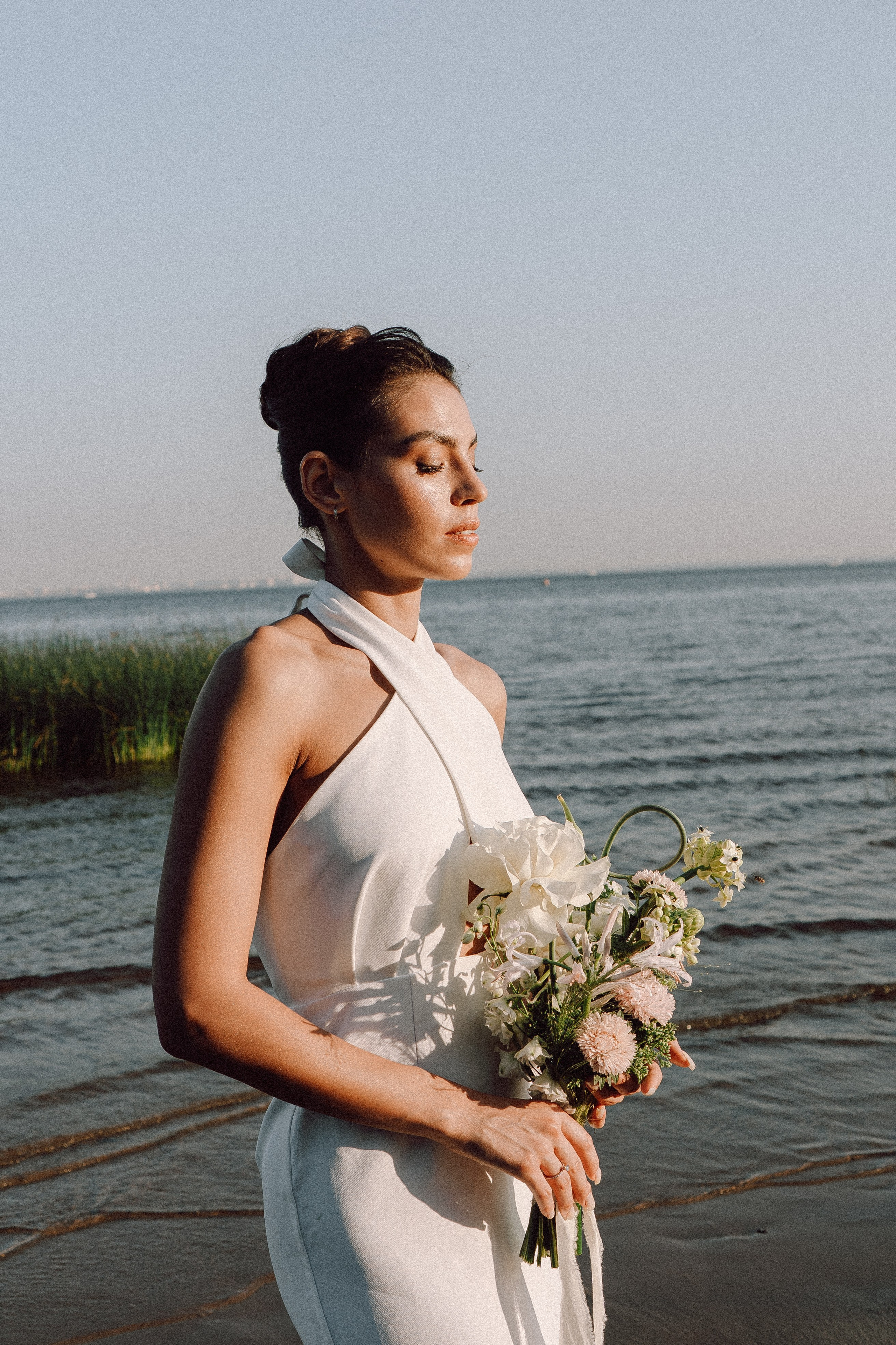 СВАДЕБНАЯ ФОТОСЕССИЯ ВЫЕЗДНОЙ ЦЕРЕМОНИИ (ФИНСКИЙ ЗАЛИВ). Профессиональный фотограф, Санкт-Петербург — Виктория Богомолова