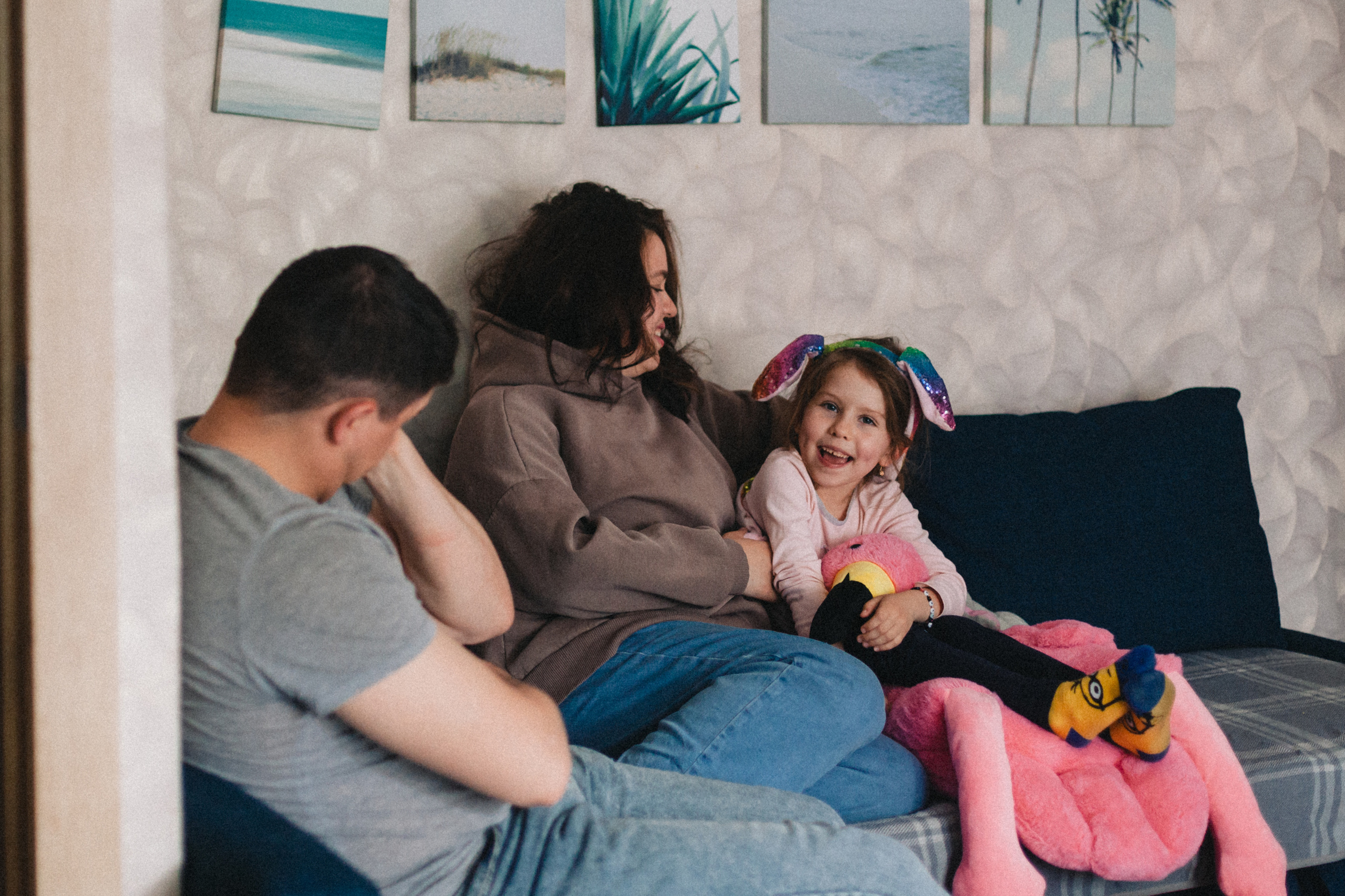 Семейная домашняя фотосессия. Фотограф-анималист Татьяна Степанова