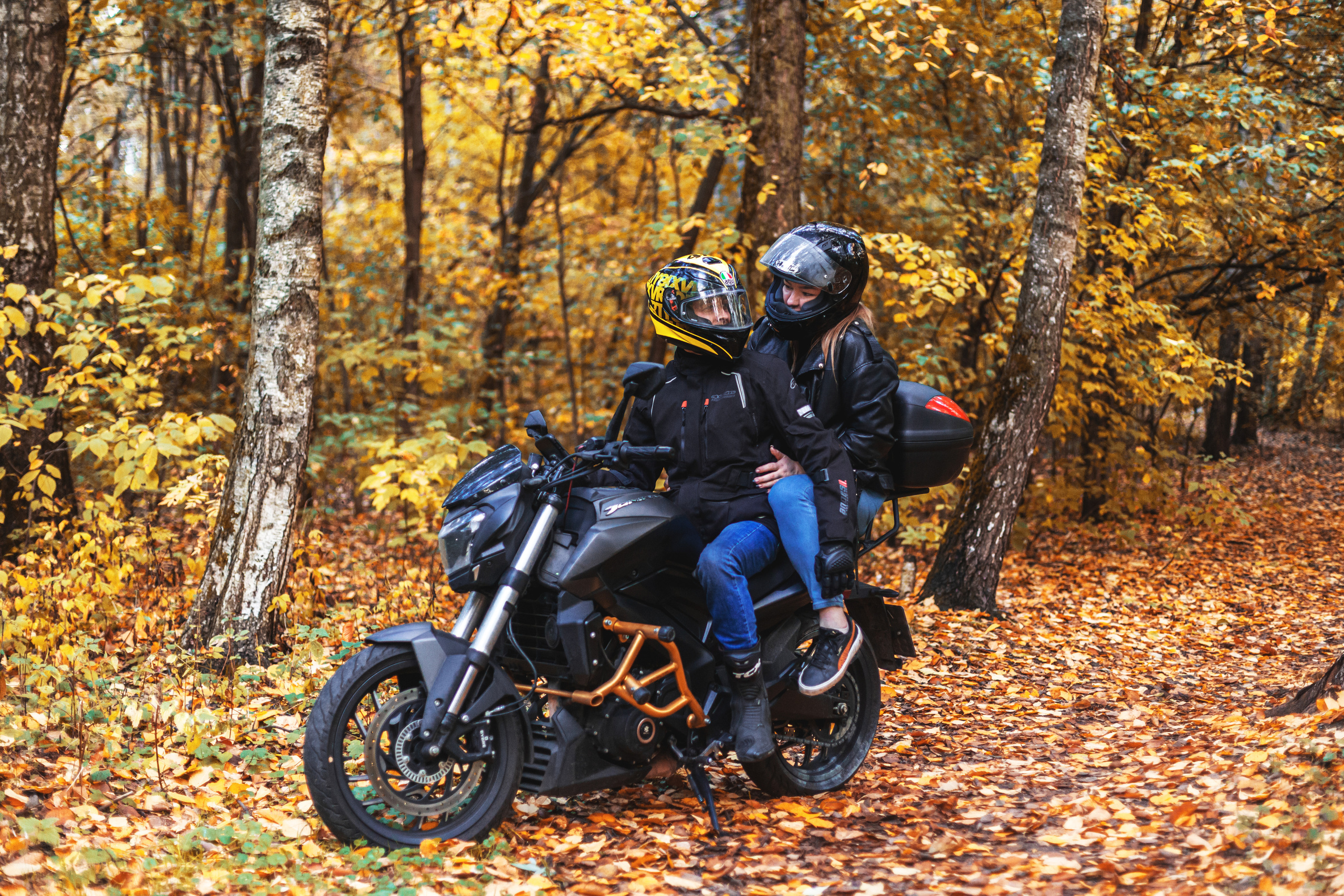 Кристина и Олег в Алешкинском лесопарке. Фотограф-анималист Татьяна Степанова