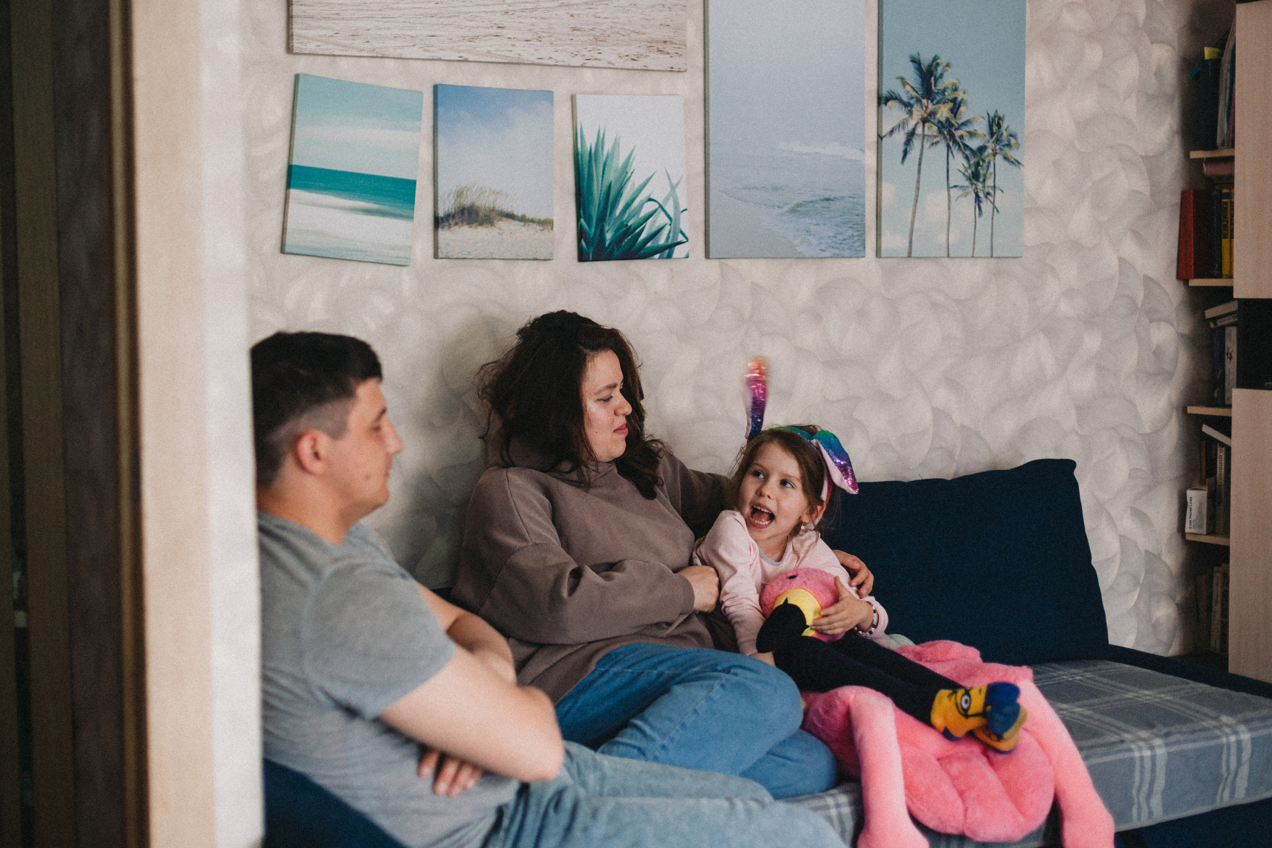 Семейная домашняя фотосессия. Фотограф-анималист Татьяна Степанова