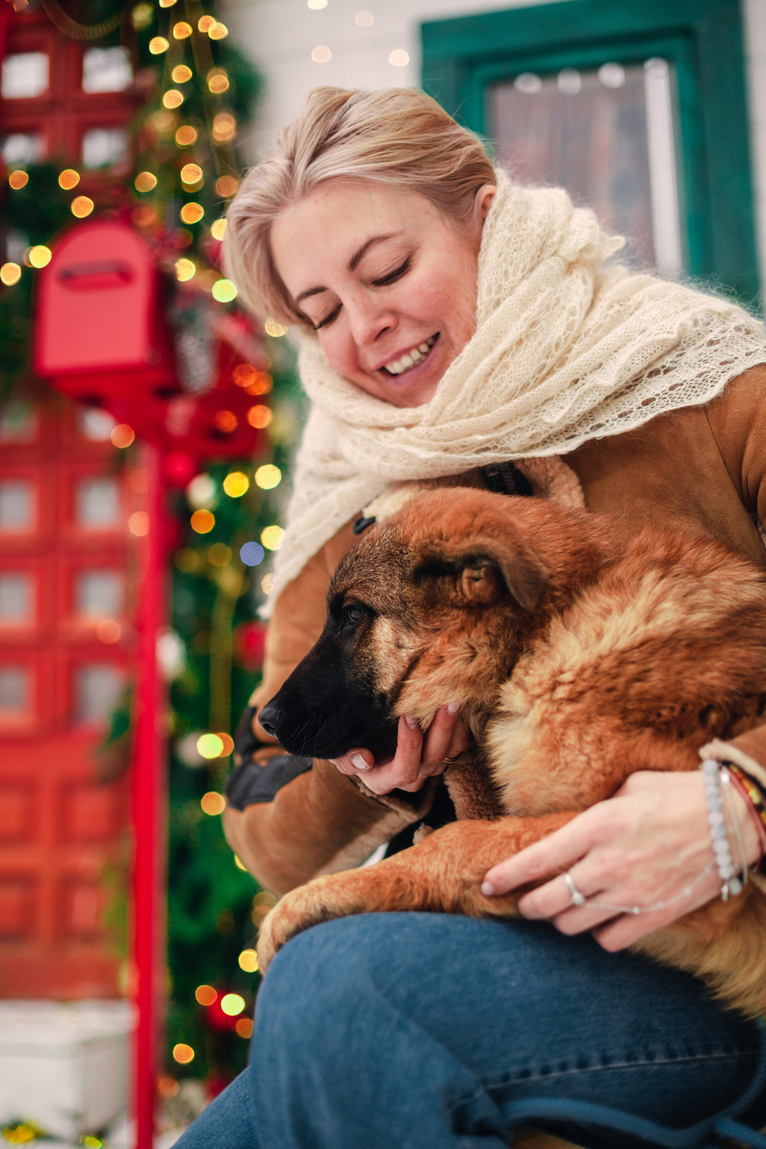 Новогодняя серия с ретромашиной. Фотограф-анималист Татьяна Степанова