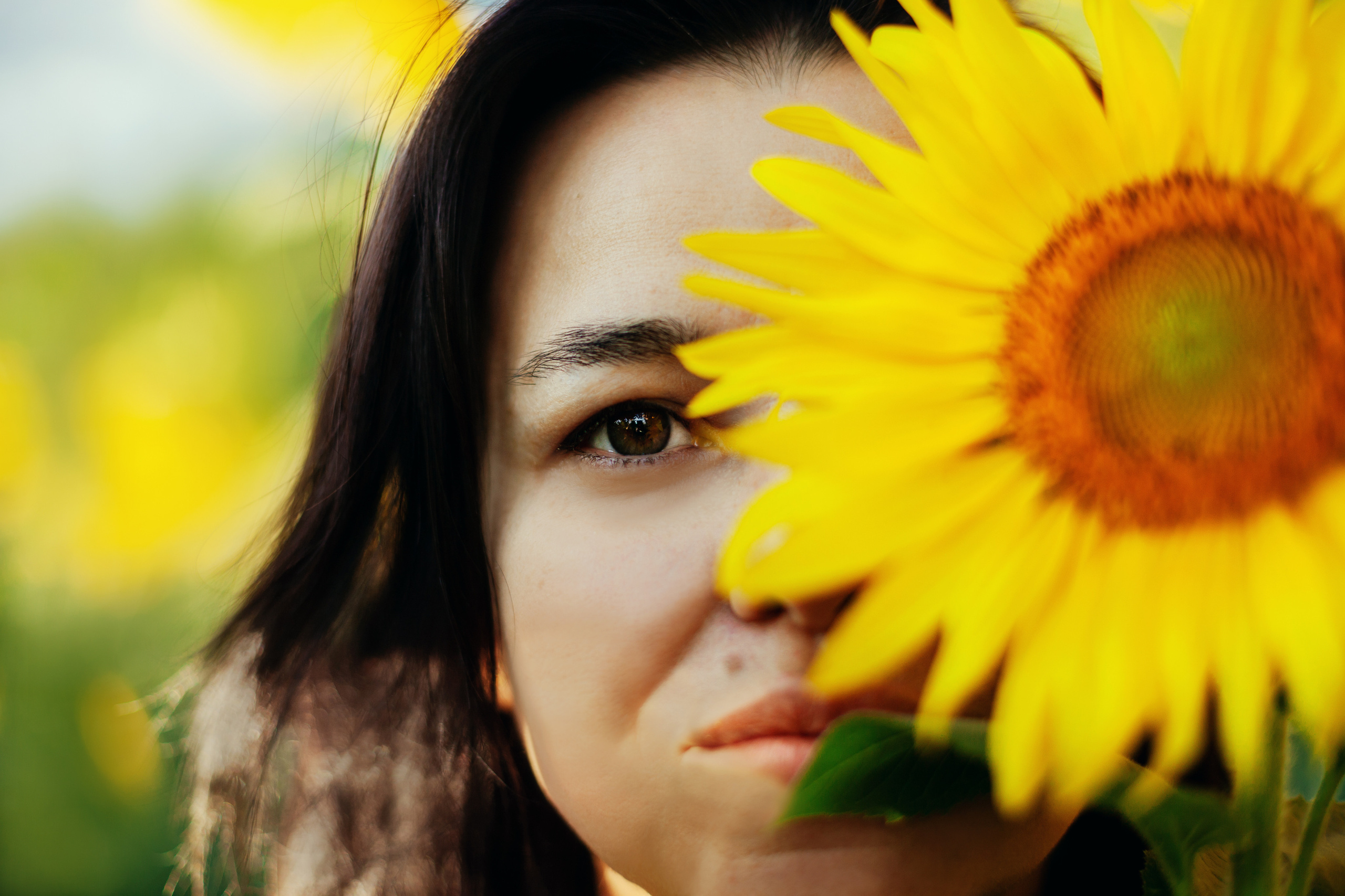 Коломна, стога и подсолнухи. Фотограф-анималист Татьяна Степанова