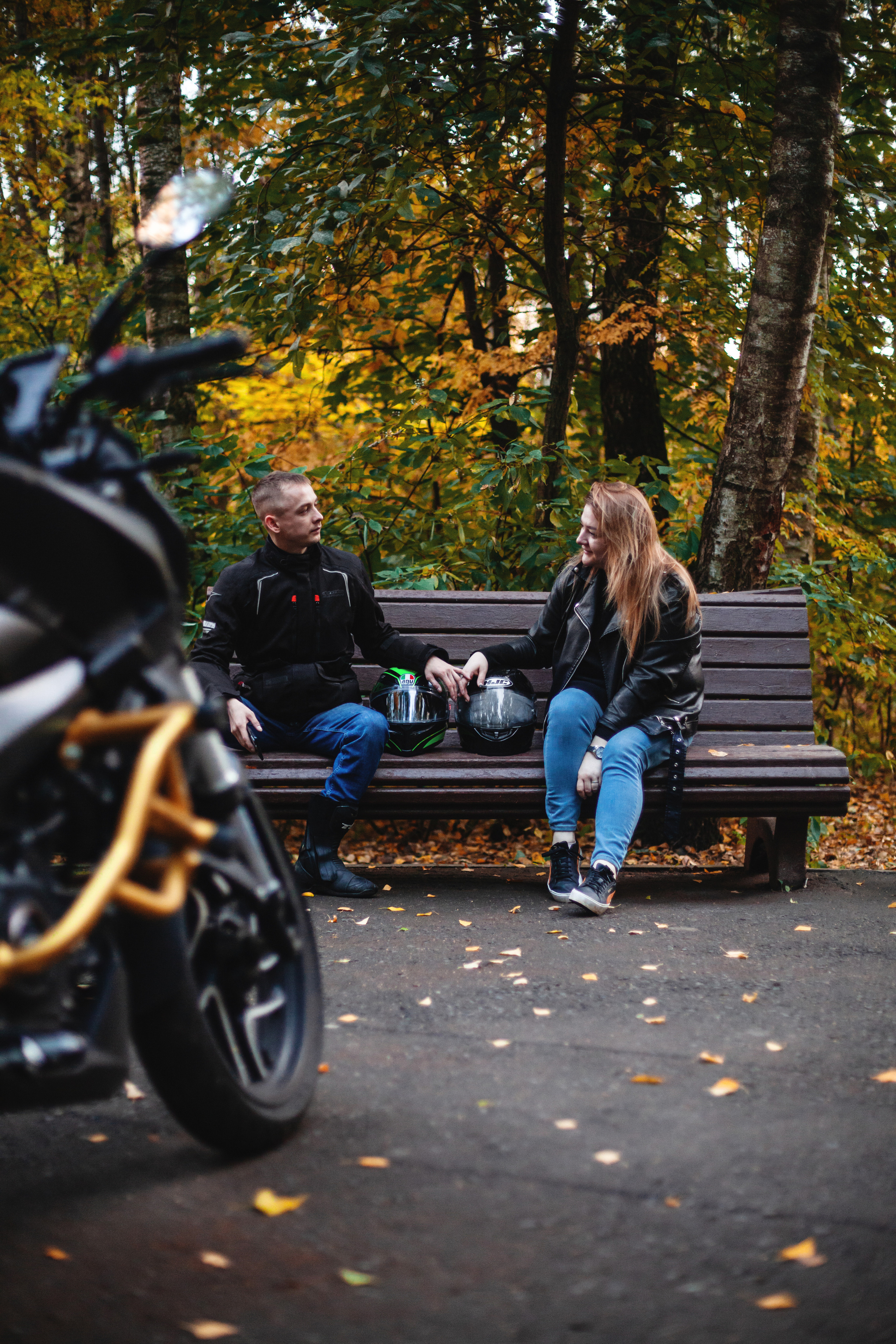 Кристина и Олег в Алешкинском лесопарке. Фотограф-анималист Татьяна Степанова