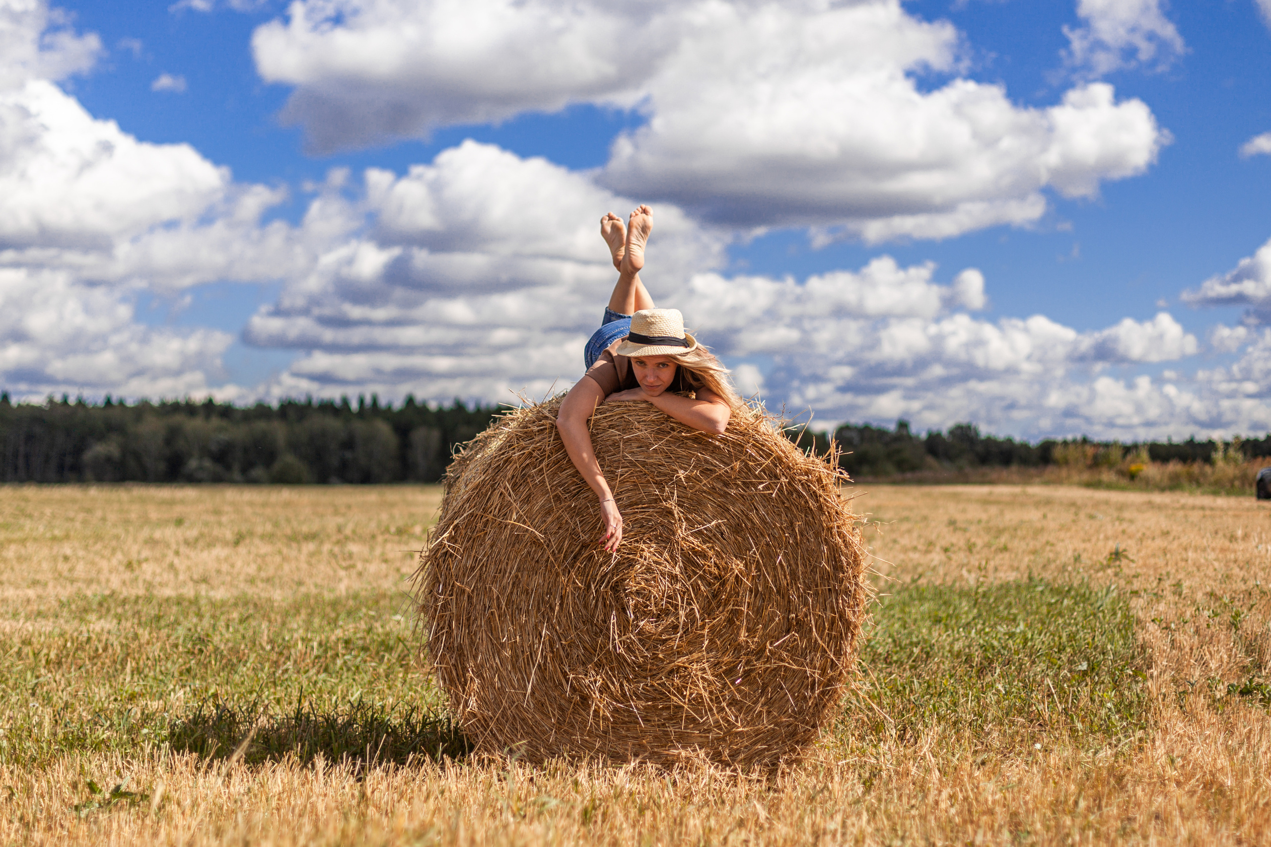 Коломна, стога и подсолнухи. Фотограф-анималист Татьяна Степанова