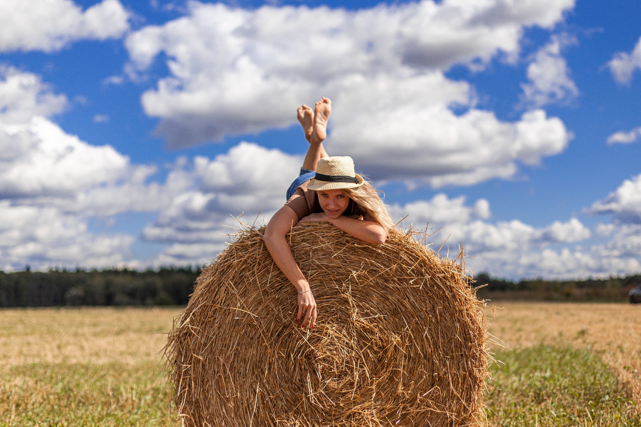 Коломна, стога и подсолнухи. Фотограф-анималист Татьяна Степанова