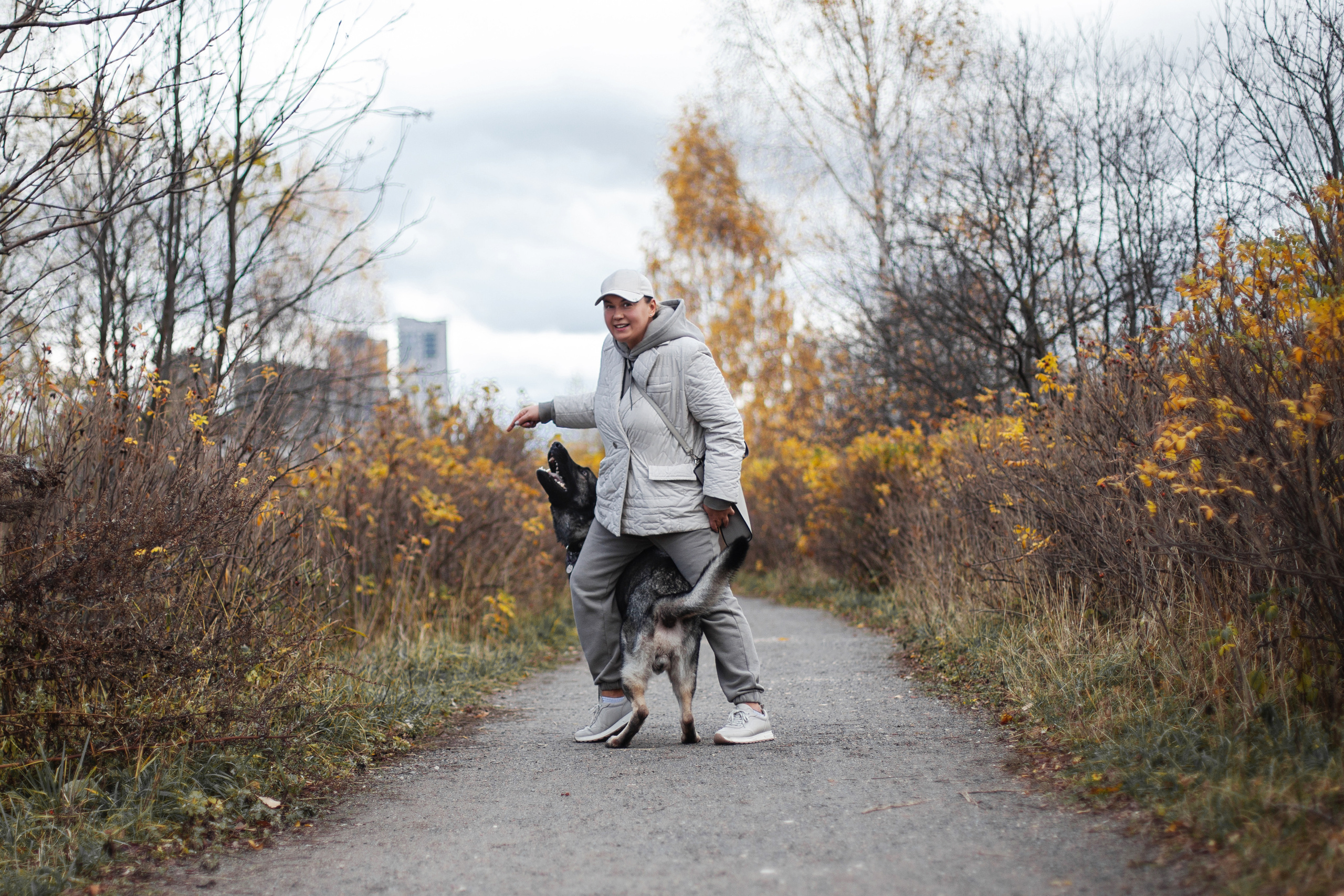 Женя, Скай и Арти в ПКИО Северное Тушино. Фотограф-анималист Татьяна Степанова