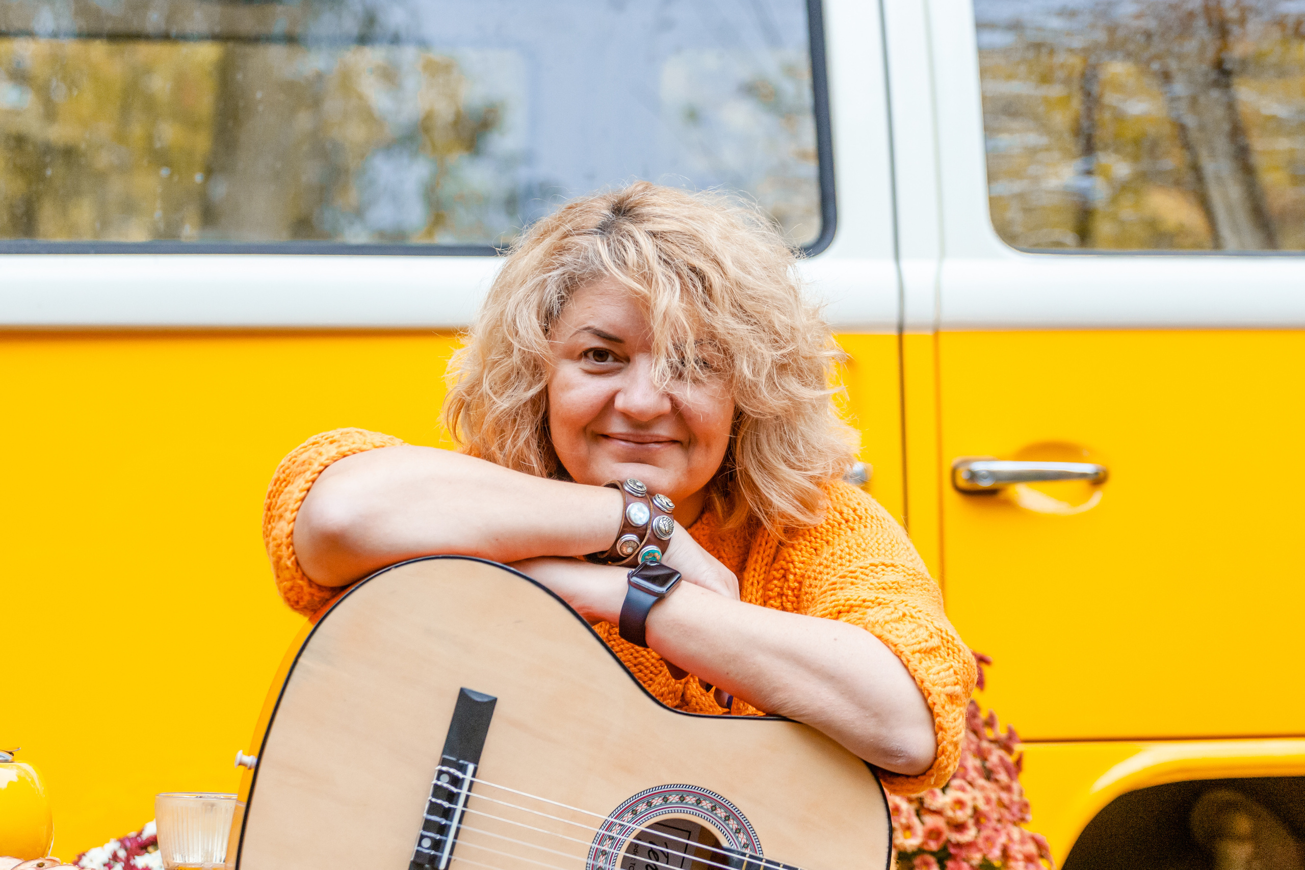 Съемка с ретро автобусом. Фотограф-анималист Татьяна Степанова