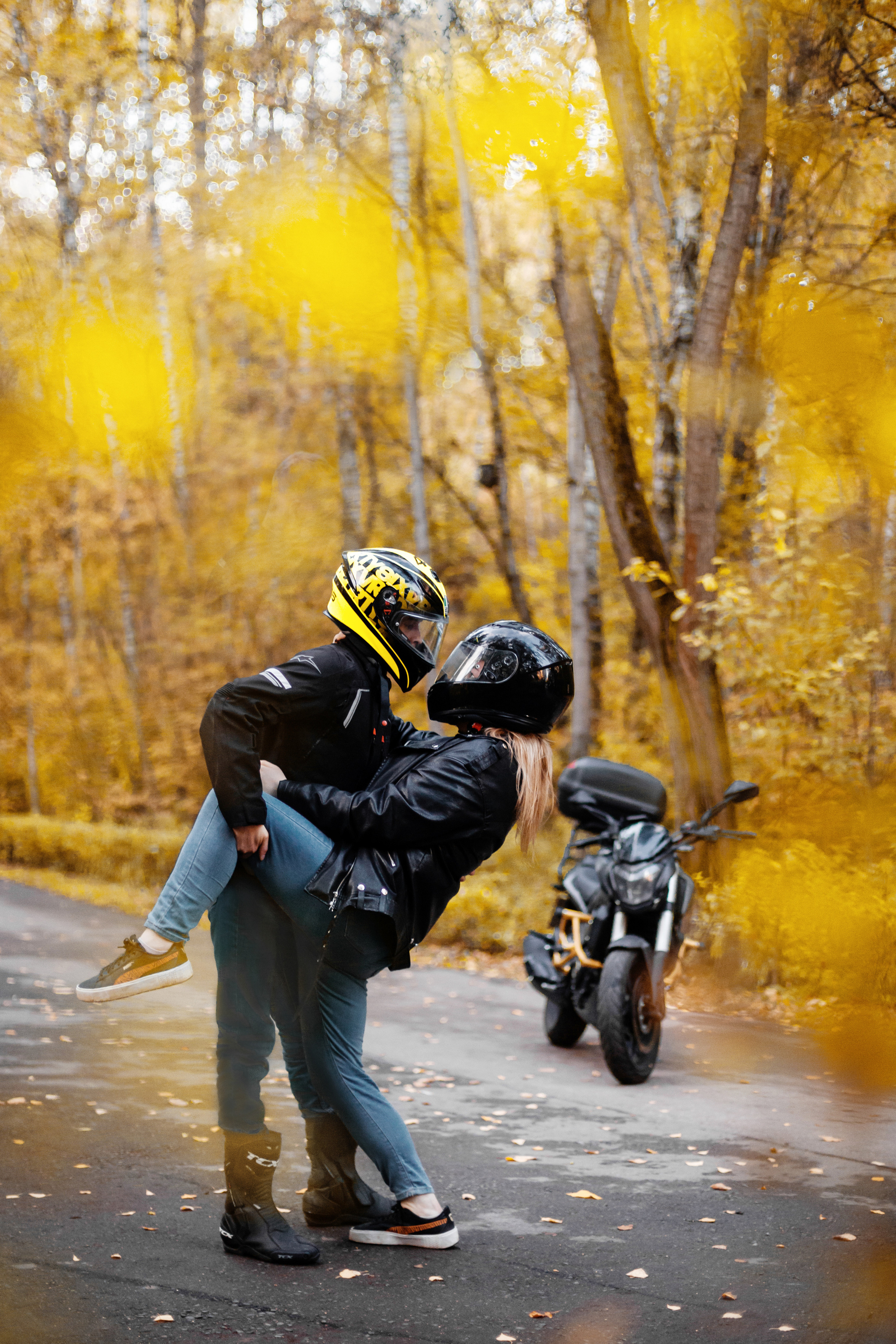 Кристина и Олег в Алешкинском лесопарке. Фотограф-анималист Татьяна Степанова