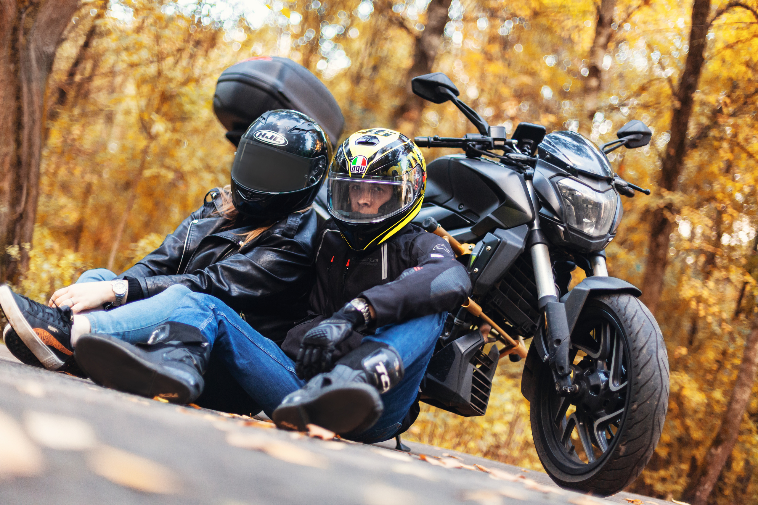 Кристина и Олег в Алешкинском лесопарке. Фотограф-анималист Татьяна Степанова