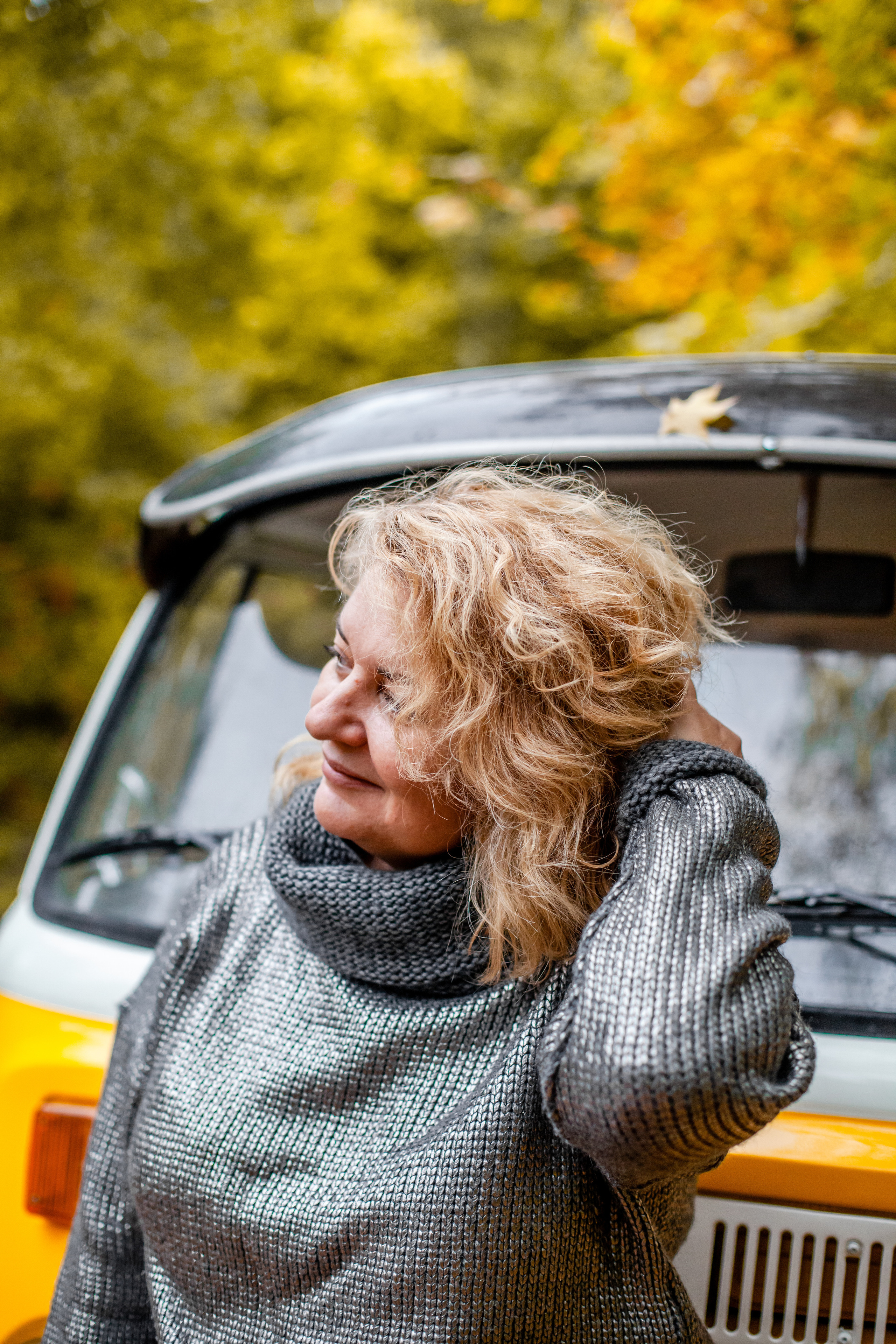 Съемка с ретро автобусом. Фотограф-анималист Татьяна Степанова