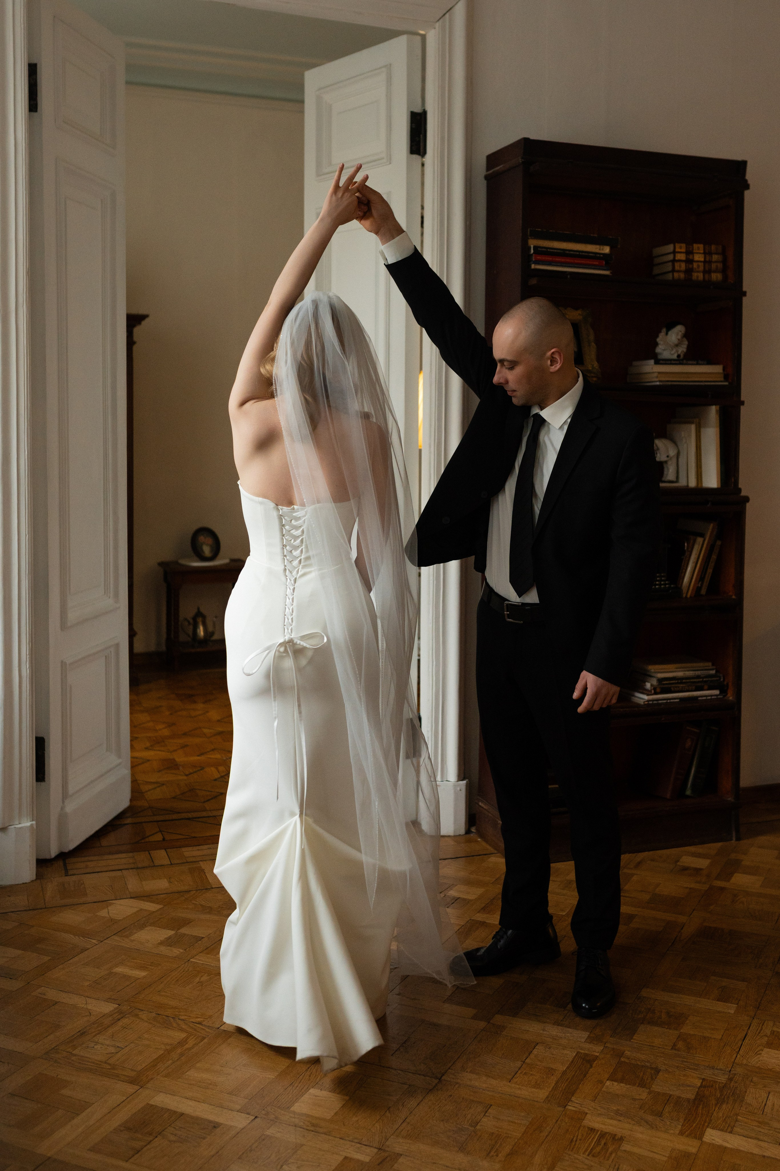 Мария и Алексей, студия 1884. Свадебный фотограф в Москве Анна Полушина