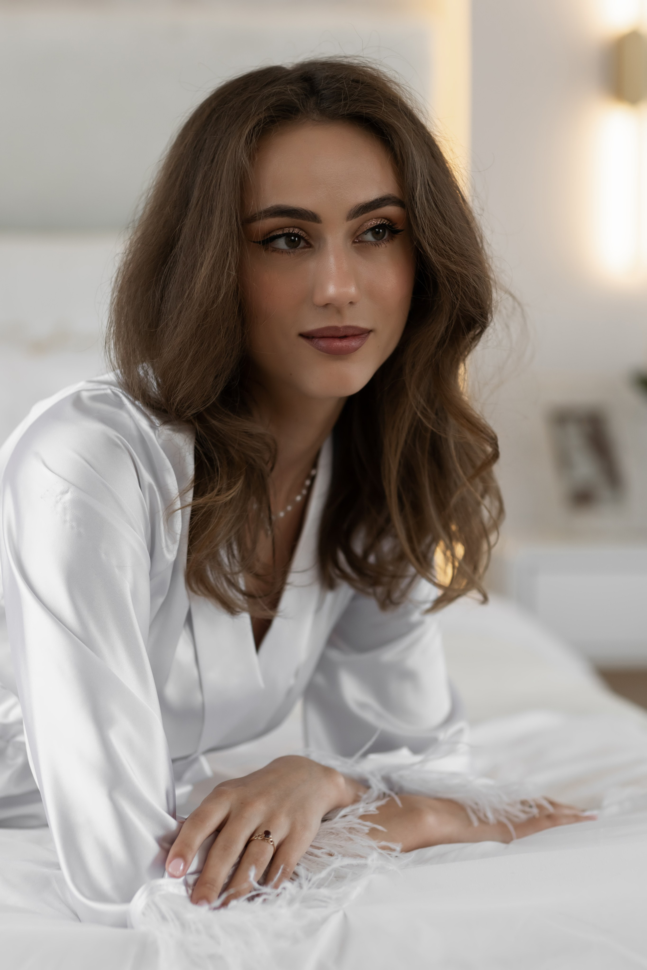 Даша — сборы невесты в студии. Свадебный фотограф, фотосъемка в Крыму, Севастополе, Симферополе, Ялте