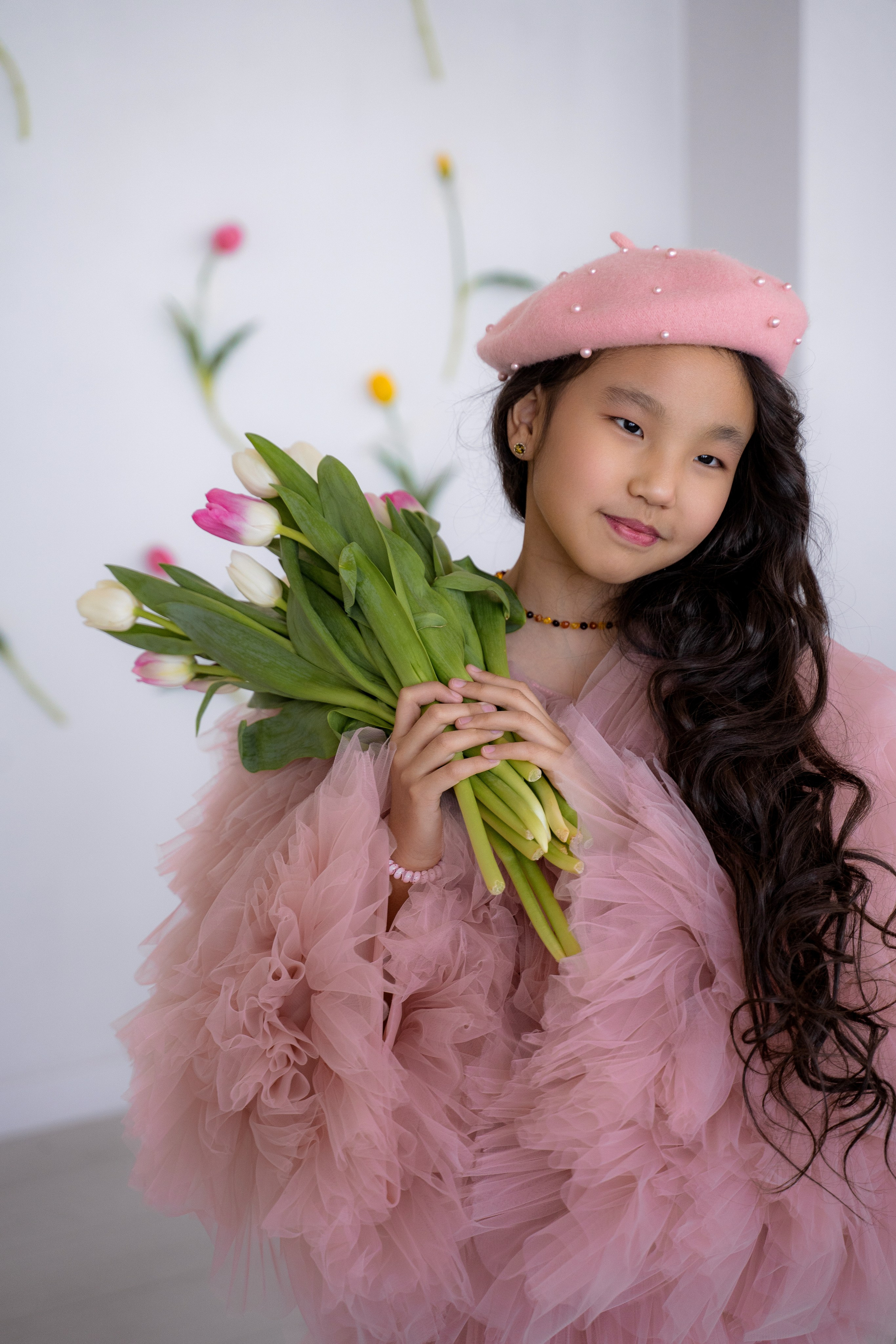 Тюльпановое настроение. Фотостудия Малина в городе Улан-Удэ. Фотограф Ирина Жарникова