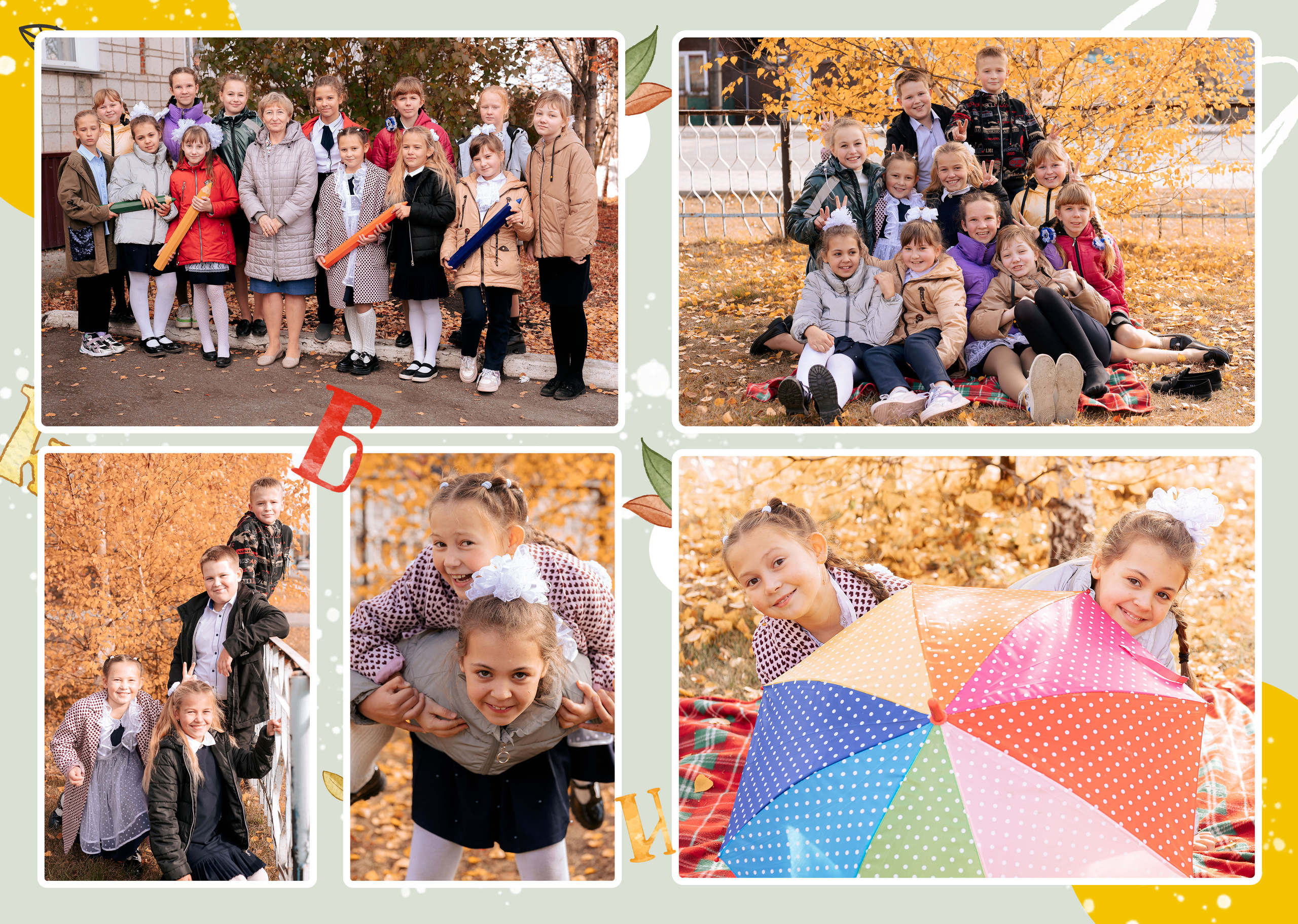 Фотокнига годовой проект. Школьный и детский фотограф в Новосибирской области