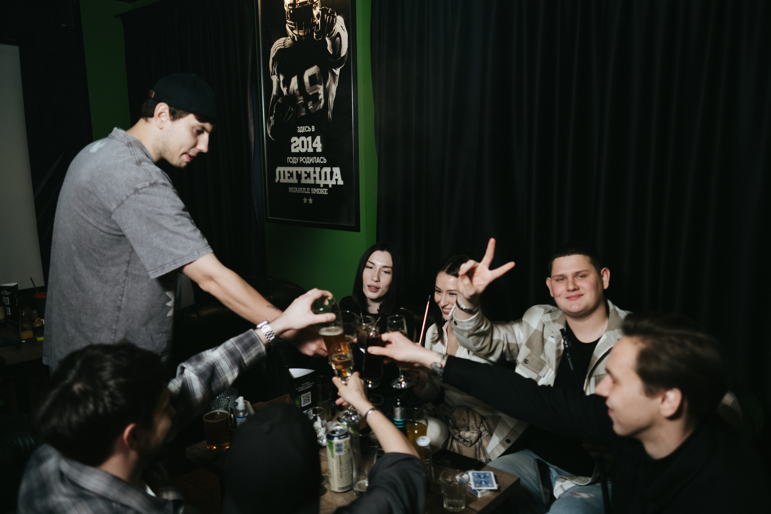 День рождения кальяной NUASMOKE 11 лет. Свадебный и репортажной фотограф Денис Ожигин в Краснодаре и Краснодарском крае