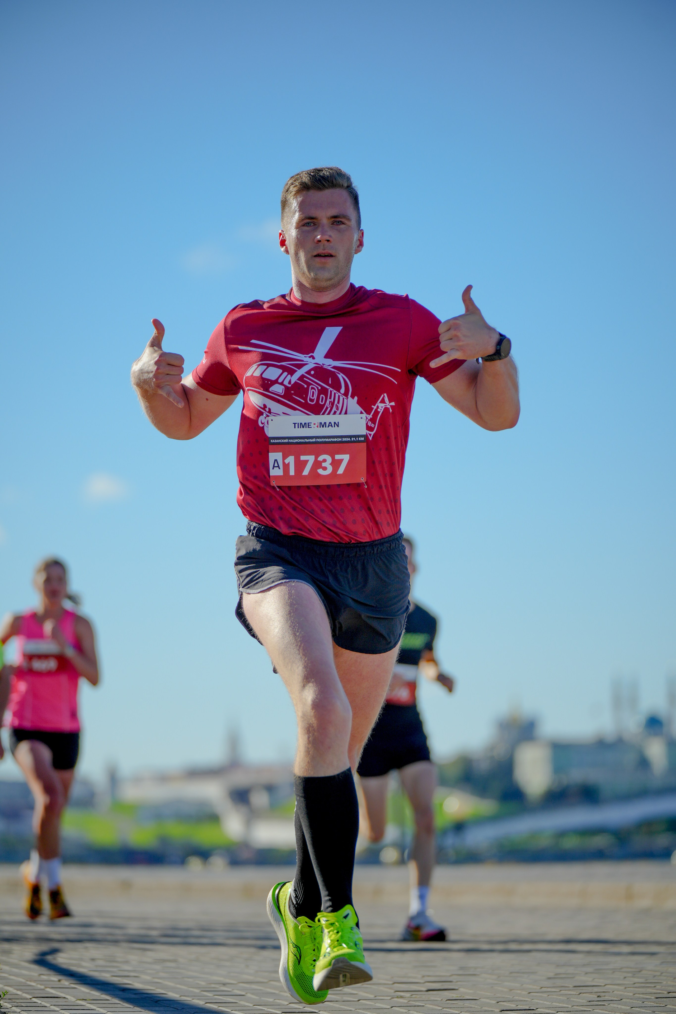 Спортивный репортаж Казанский полумарафон. Фотоким