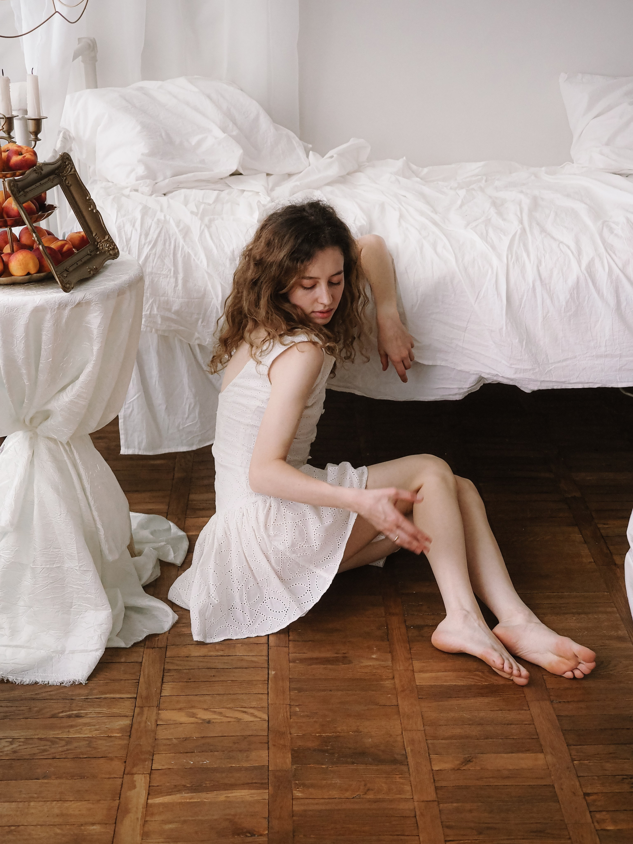 Утро и аромат персиков. Фотограф Рязань. Семейный Свадебный фотограф